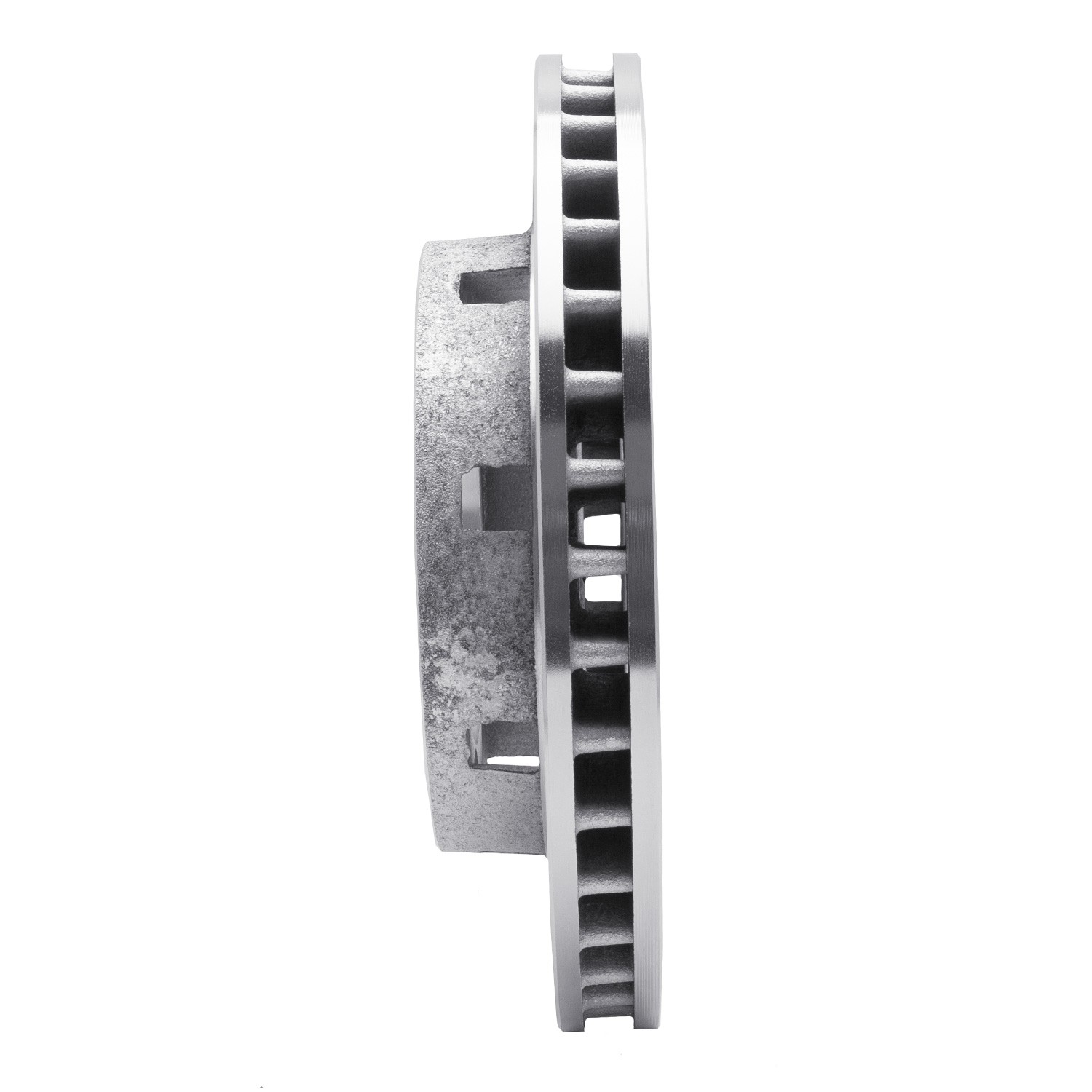DYN 631-48064R DFC Brake Rotor - Drilled and Slotted - Silver