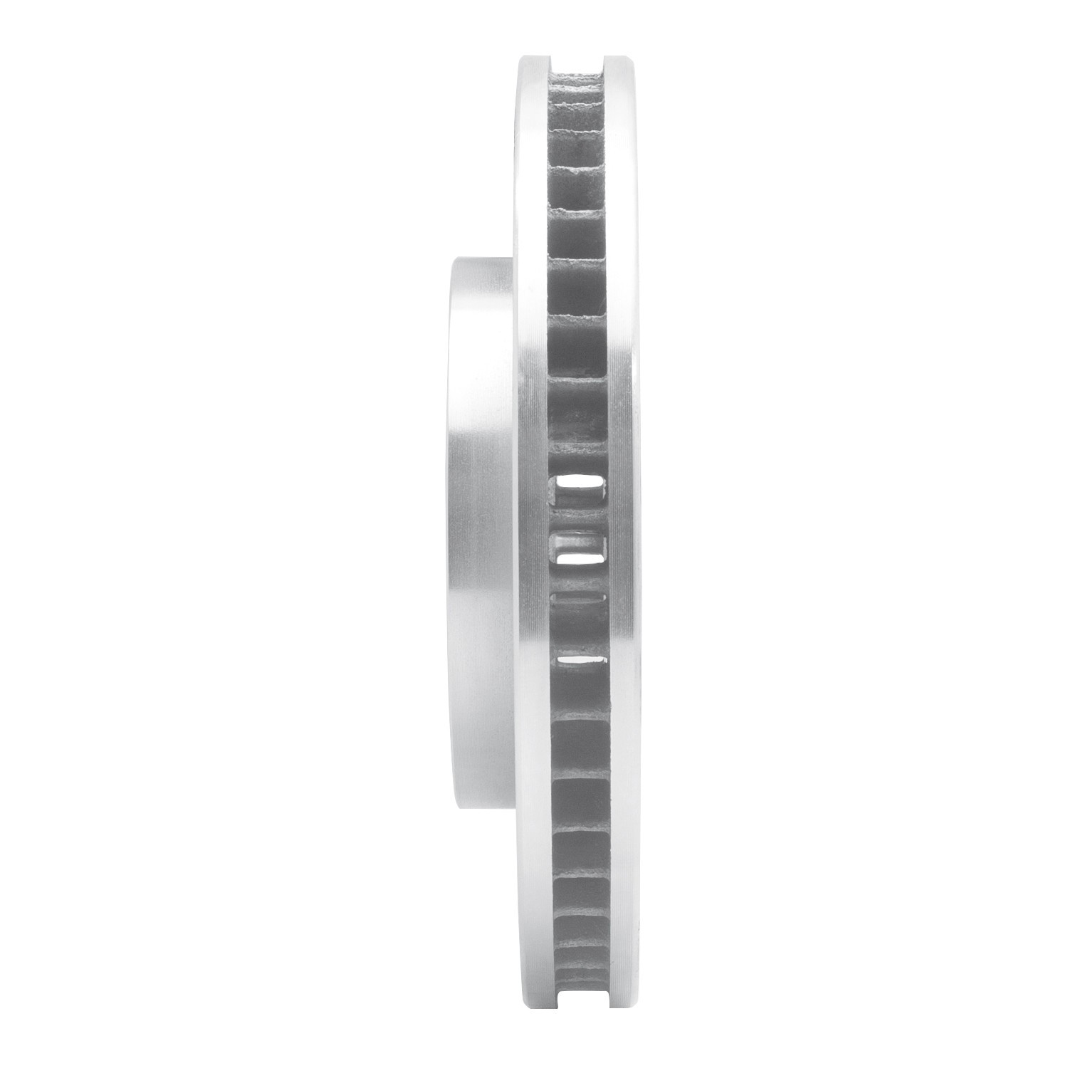 DYN 631-52011R DFC Brake Rotor - Drilled and Slotted - Silver - Image 5