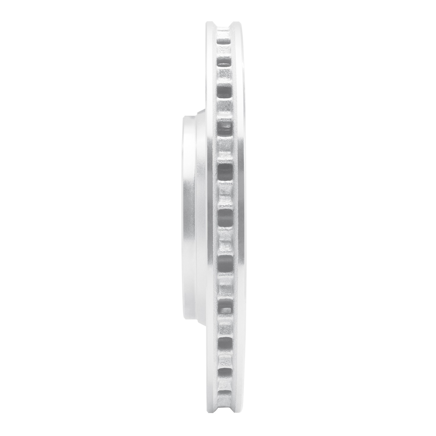 DYN 631-53005R DFC Brake Rotor - Drilled and Slotted - Silver - Image 4
