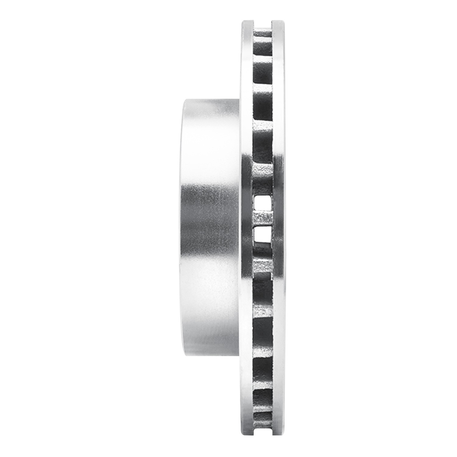 DYN 631-54007L DFC Brake Rotor - Drilled and Slotted - Silver