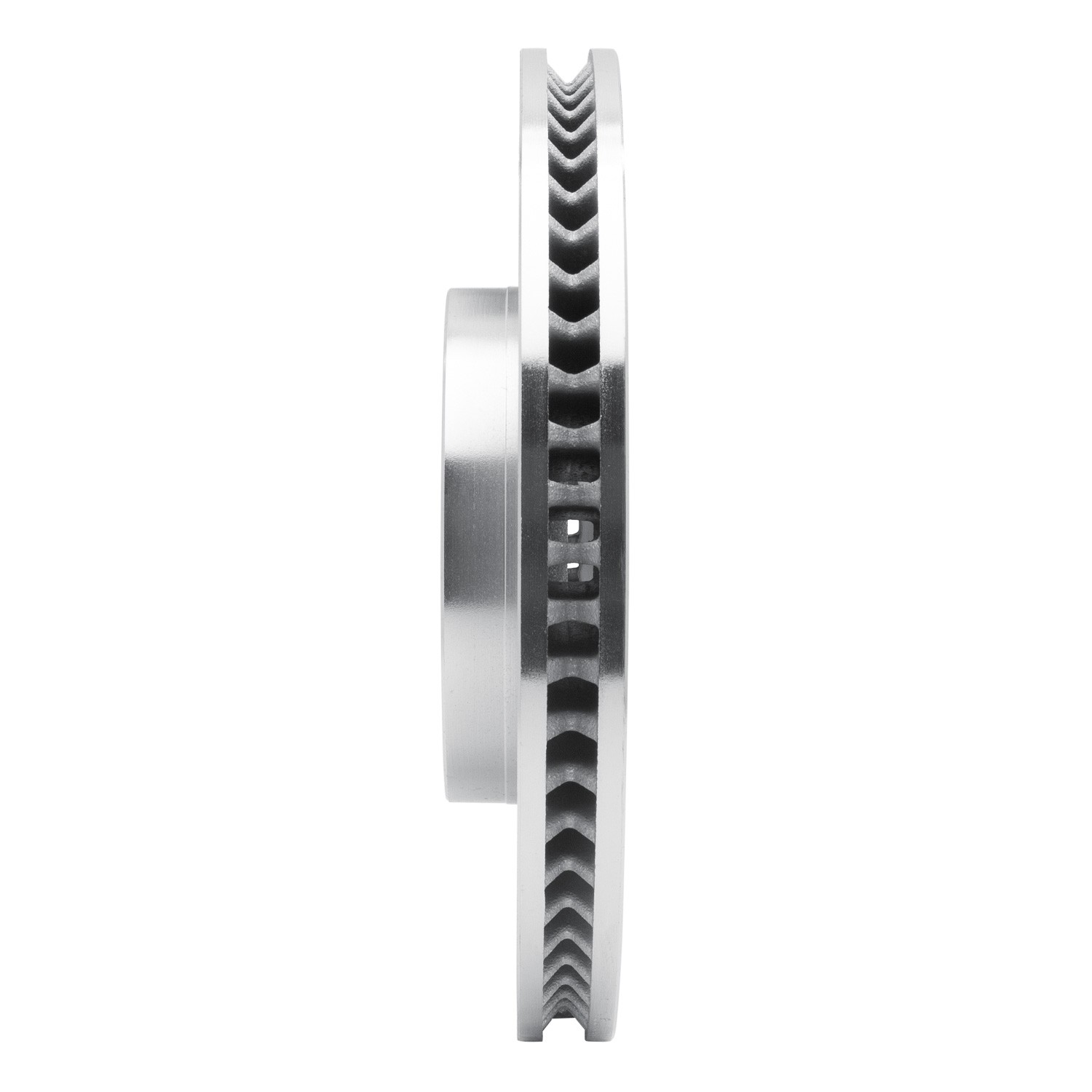 DYN 631-54008L DFC Brake Rotor - Drilled and Slotted - Silver