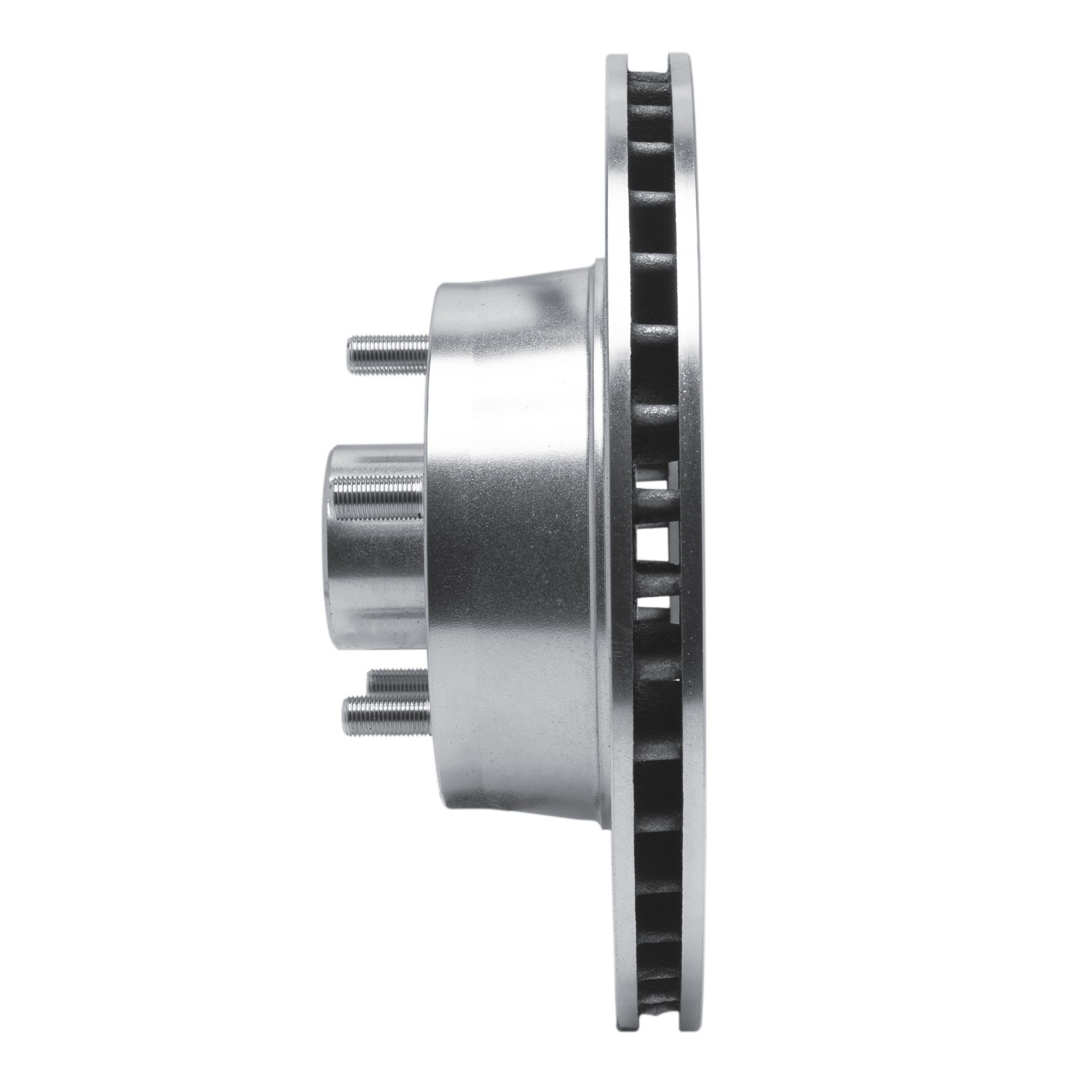 DYN 631-54008L DFC Brake Rotor - Drilled and Slotted - Silver - Image 2