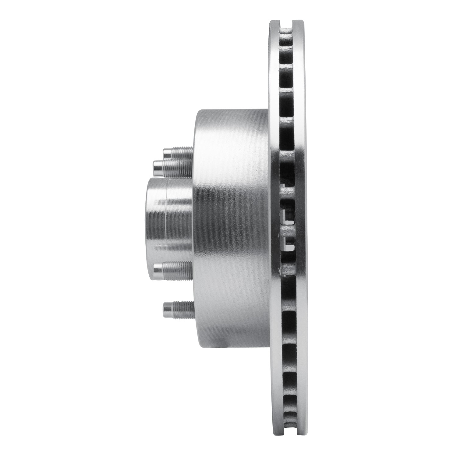 DYN 631-54014L DFC Brake Rotor - Drilled and Slotted - Silver - Image 5