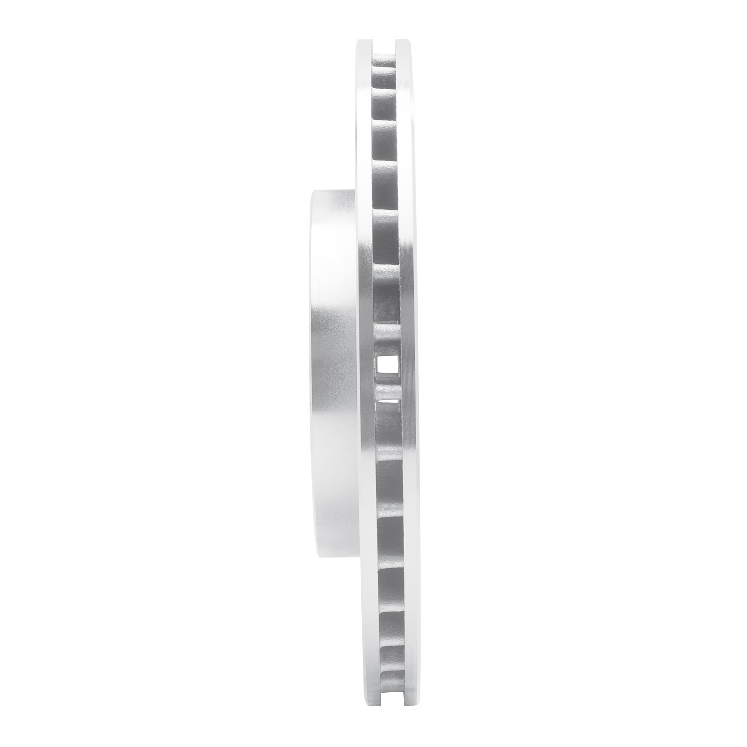 DYN 631-54050L DFC Brake Rotor - Drilled and Slotted - Silver