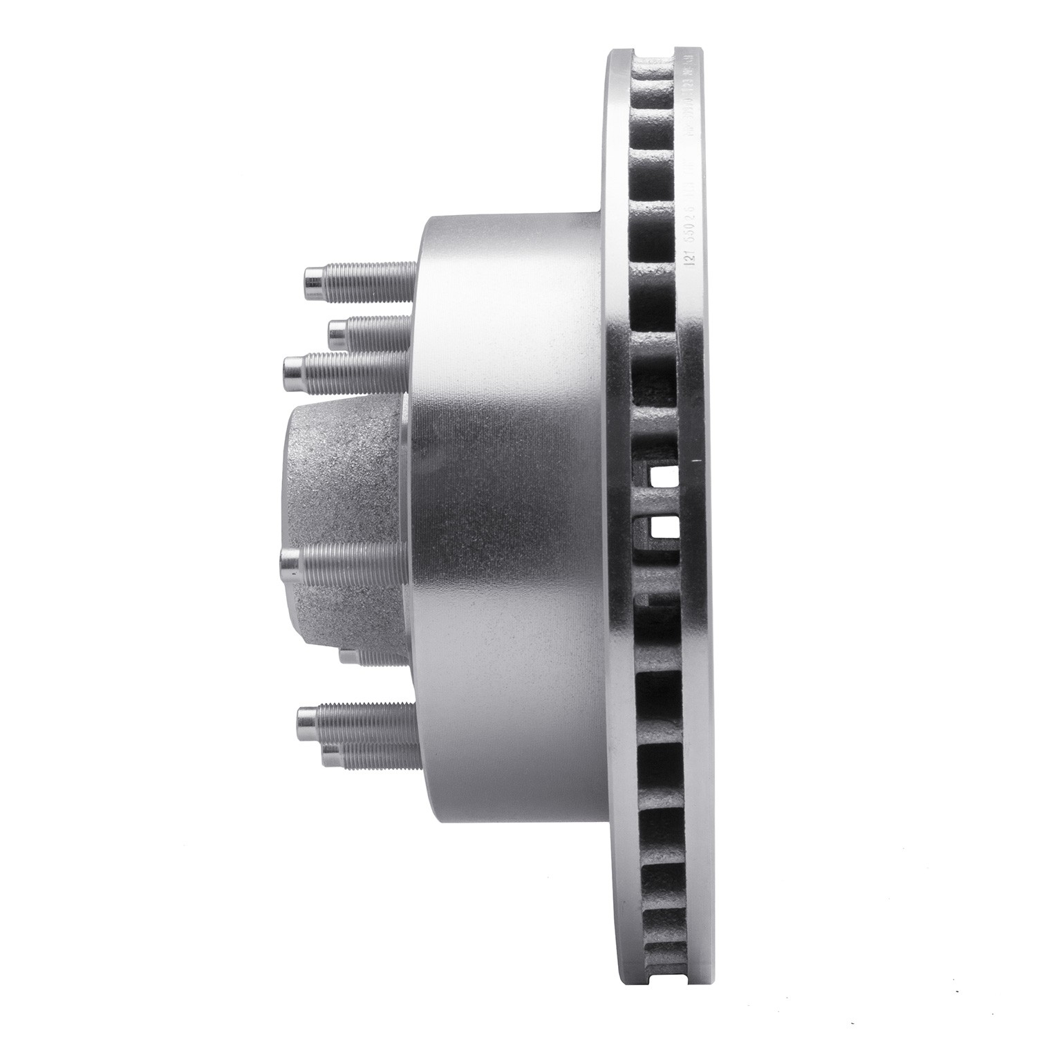 DYN 631-54118R DFC Brake Rotor - Drilled and Slotted - Silver - Image 5