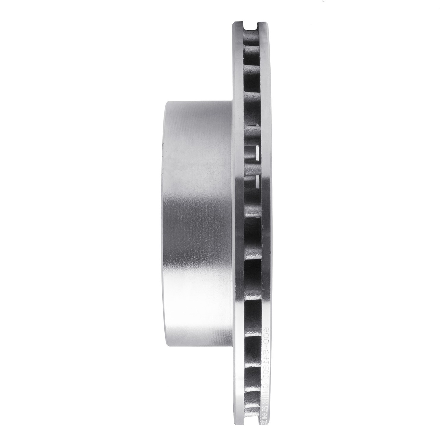DYN 631-54121D DFC Brake Rotor - Drilled and Slotted - Silver - Image 2