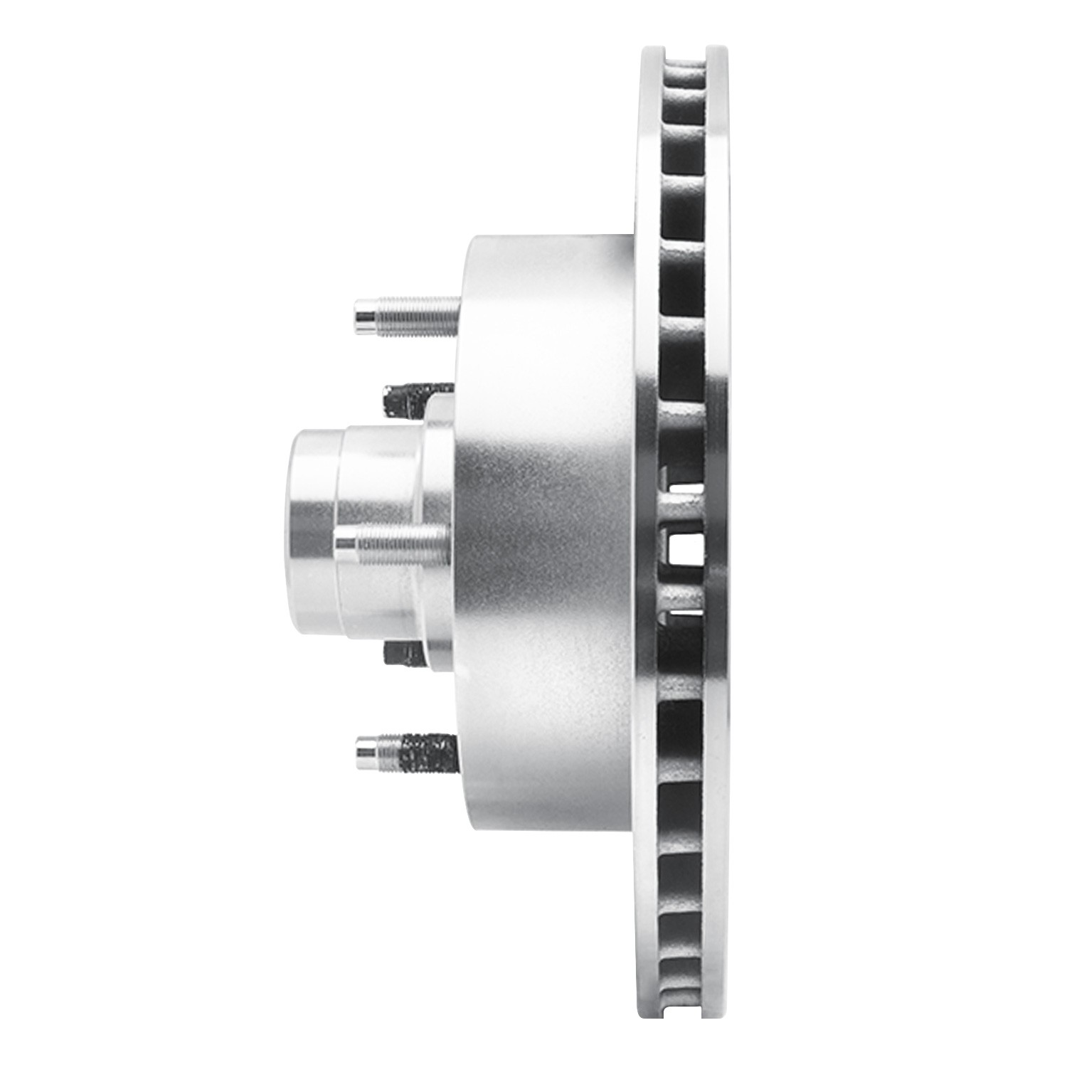 DYN 631-54130L DFC Brake Rotor - Drilled and Slotted - Silver - Image 5