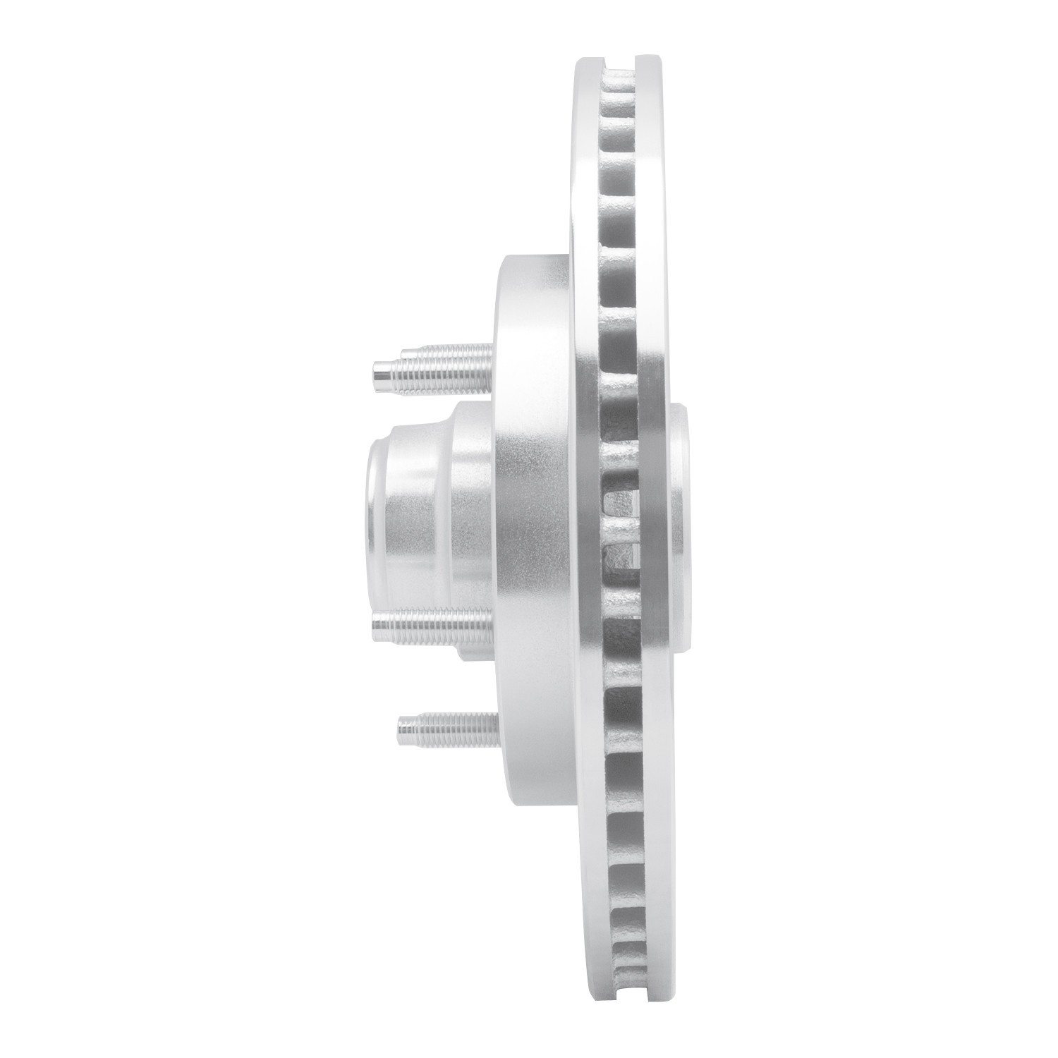 DYN 631-54146R DFC Brake Rotor - Drilled and Slotted - Silver - Image 5