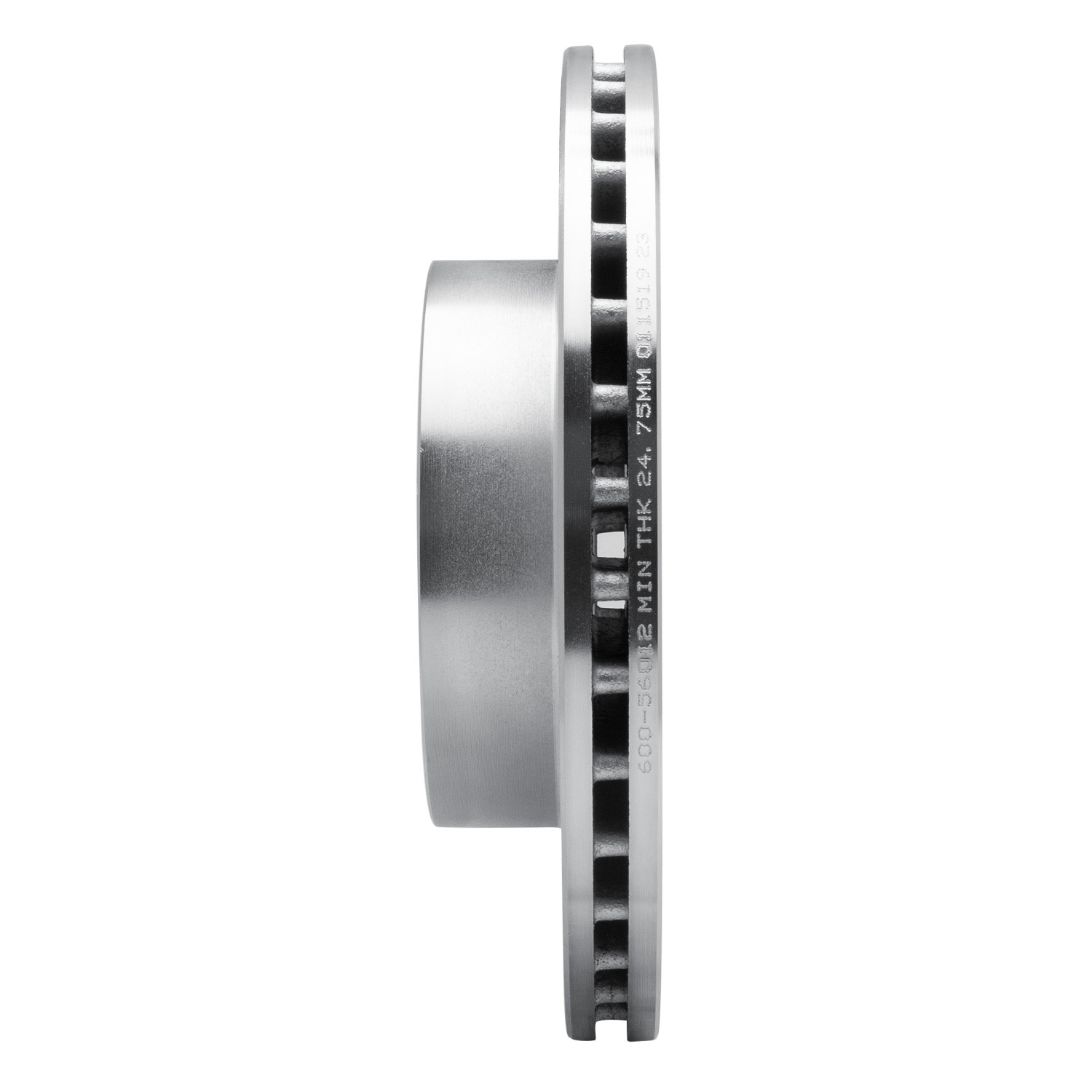DYN 631-56012L DFC Brake Rotor - Drilled and Slotted - Silver - Image 5