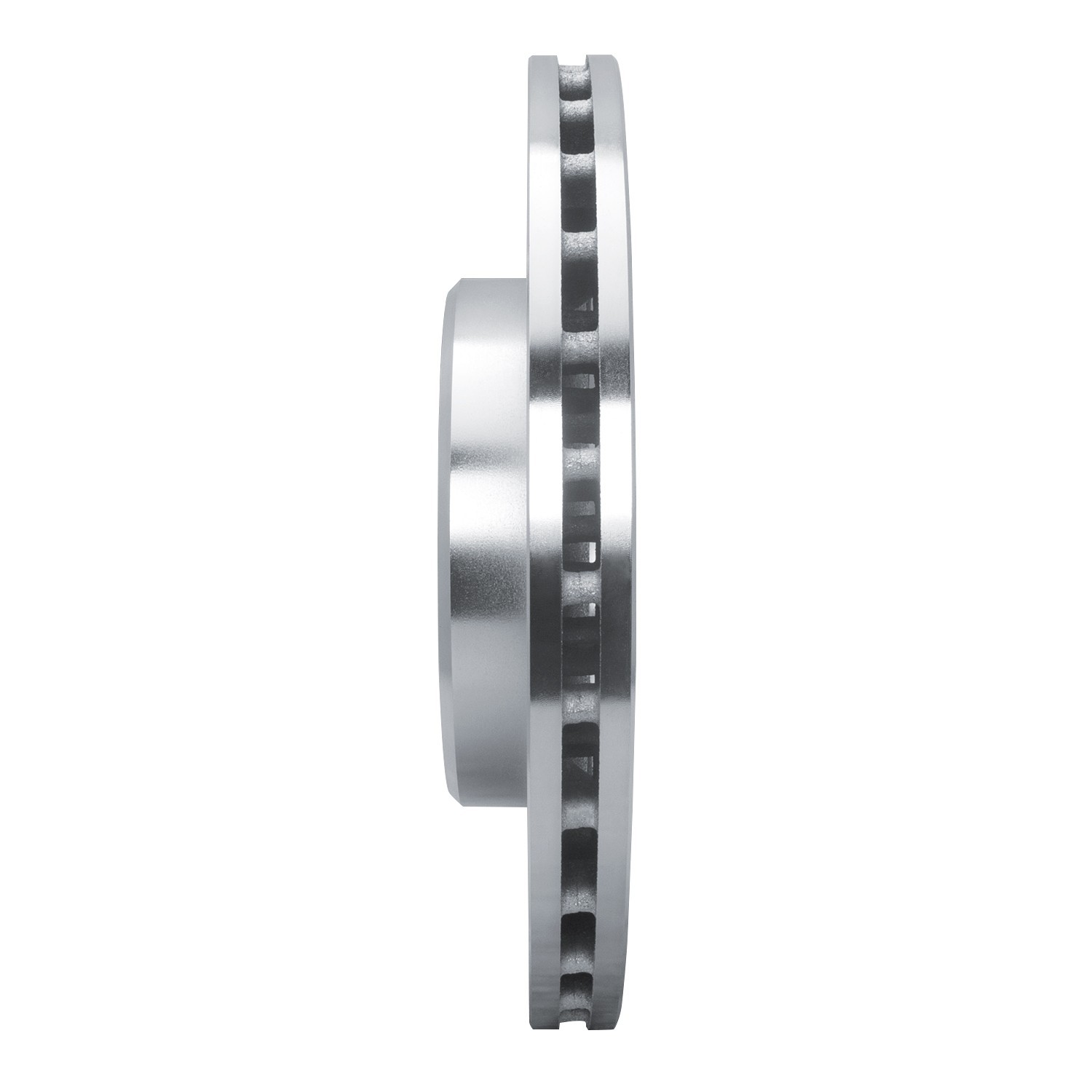 DYN 631-58035L DFC Brake Rotor - Drilled and Slotted - Silver