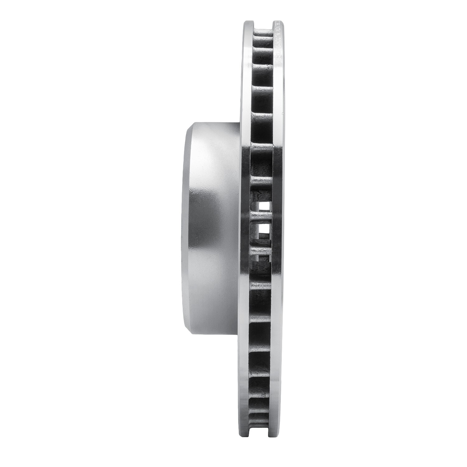 DYN 631-63017R DFC Brake Rotor - Drilled and Slotted - Silver