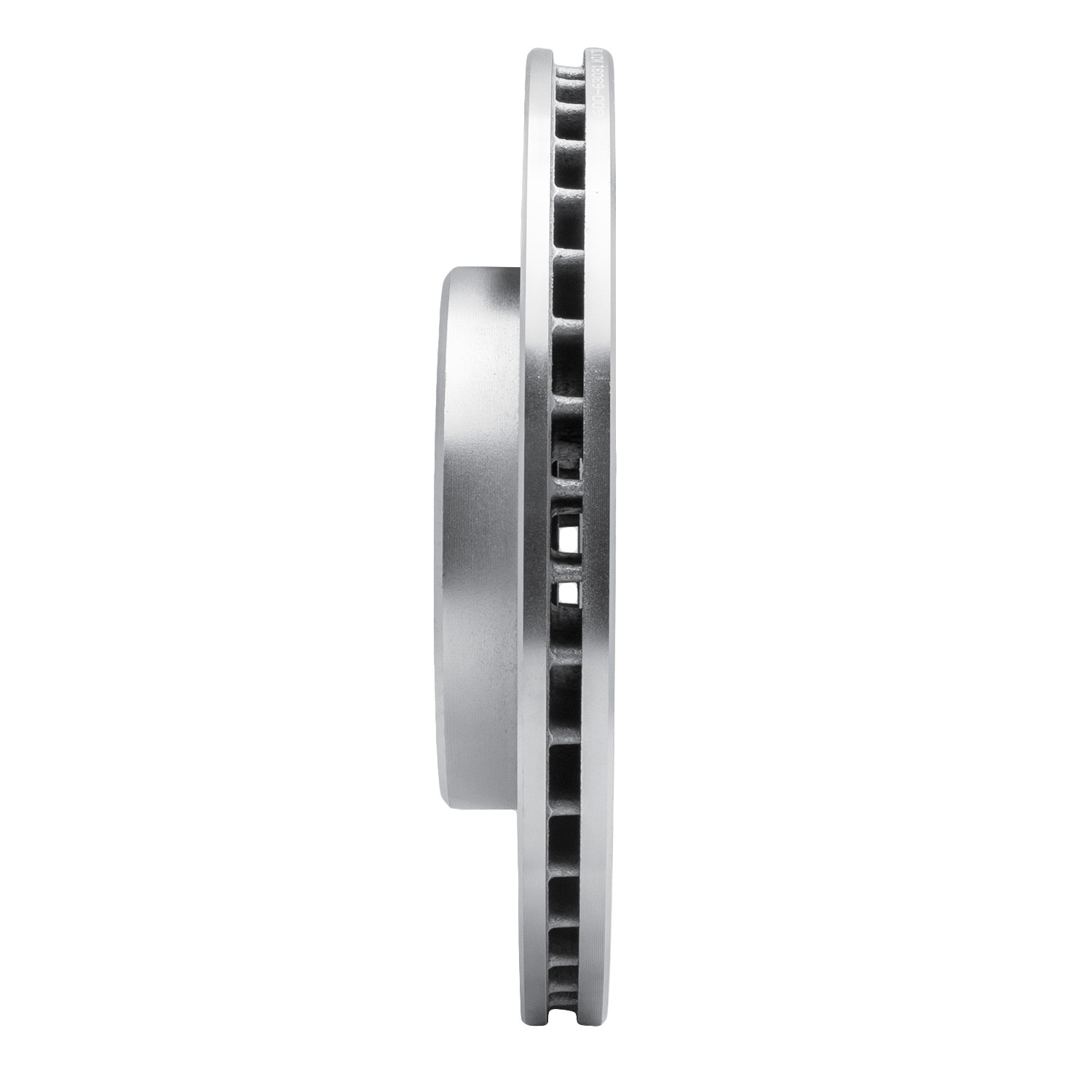 DYN 631-63031L DFC Brake Rotor - Drilled and Slotted - Silver