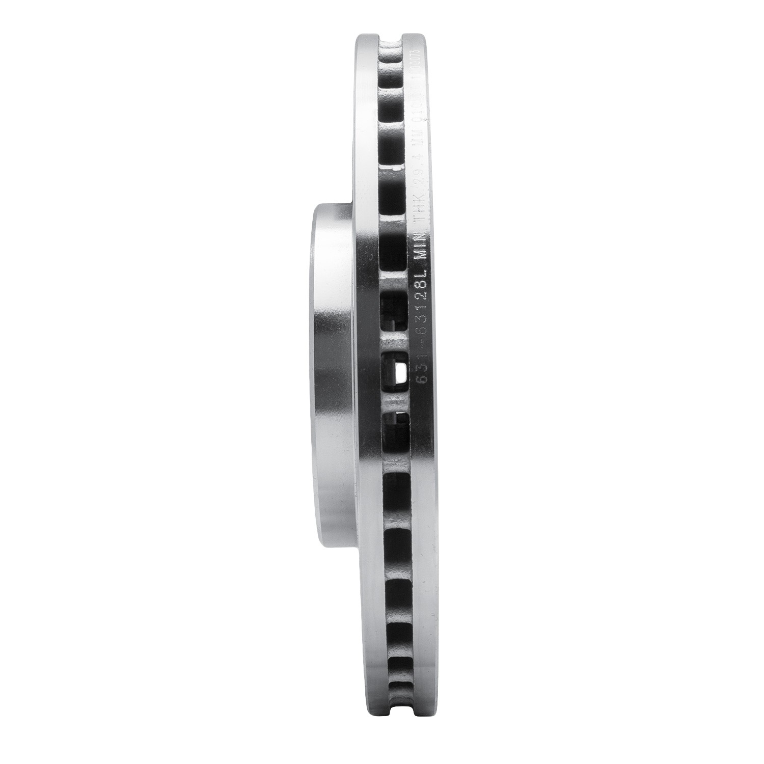 DYN 631-63128L DFC Brake Rotor - Drilled and Slotted - Silver - Image 5