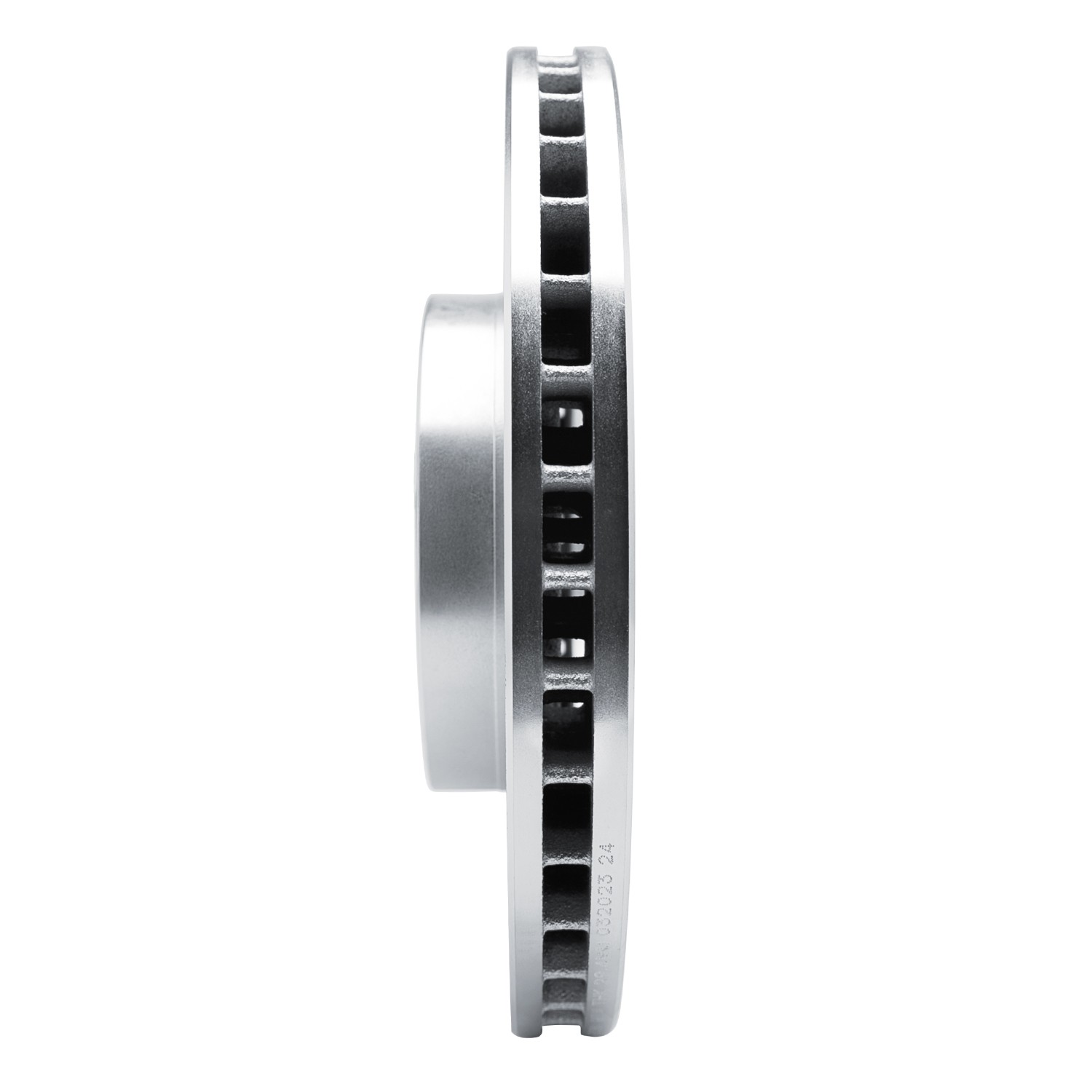 DYN 631-63181L DFC Brake Rotor - Drilled and Slotted - Silver - Image 2