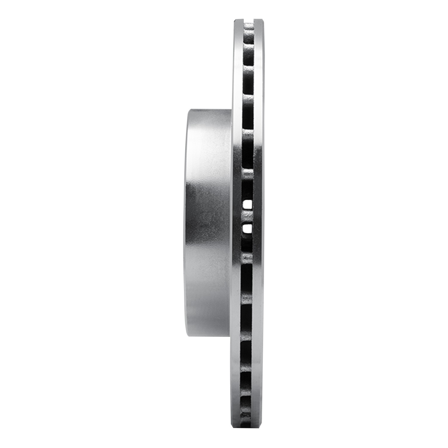 DYN 631-67037L DFC Brake Rotor - Drilled and Slotted - Silver