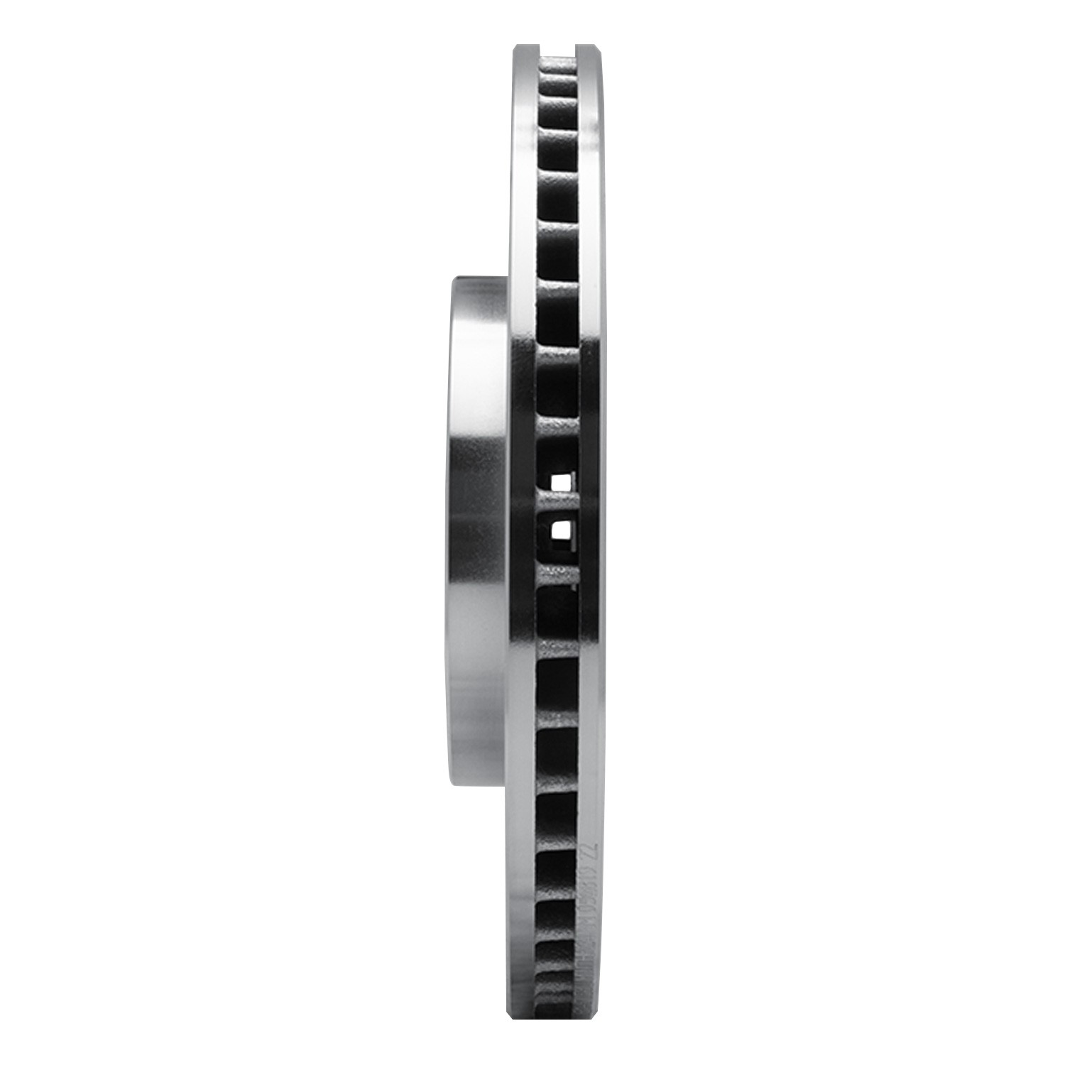 DYN 631-67058L DFC Brake Rotor - Drilled and Slotted - Silver