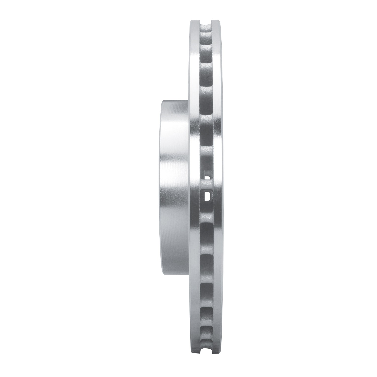 DYN 631-67112L DFC Brake Rotor - Drilled and Slotted - Silver