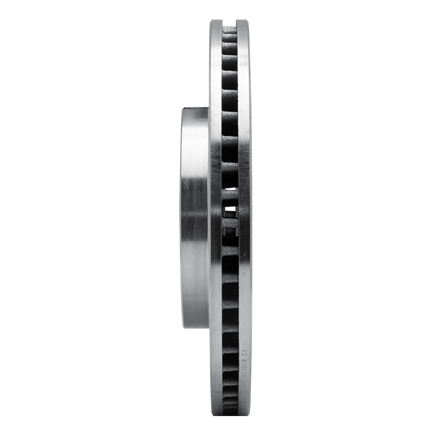 DYN 631-72034L DFC Brake Rotor - Drilled and Slotted - Silver