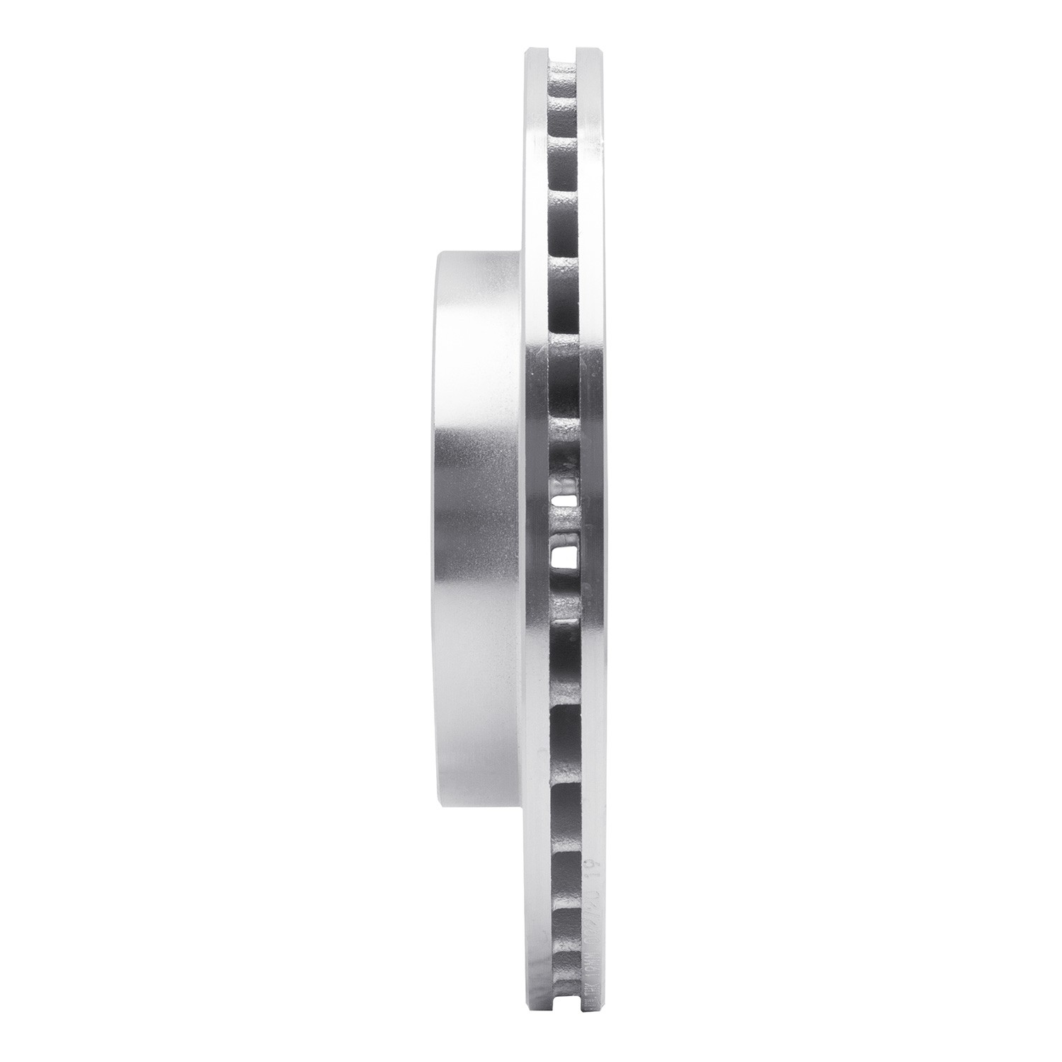 DYN 631-72045R DFC Brake Rotor - Drilled and Slotted - Silver