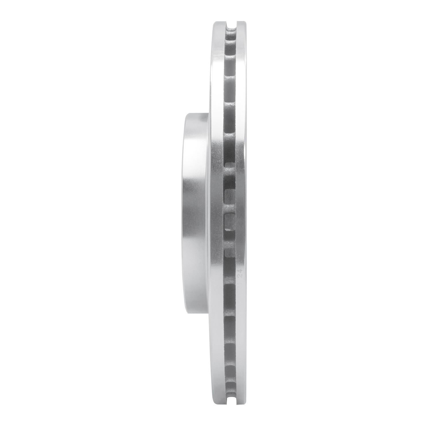 DYN 631-72061R DFC Brake Rotor - Drilled and Slotted - Silver