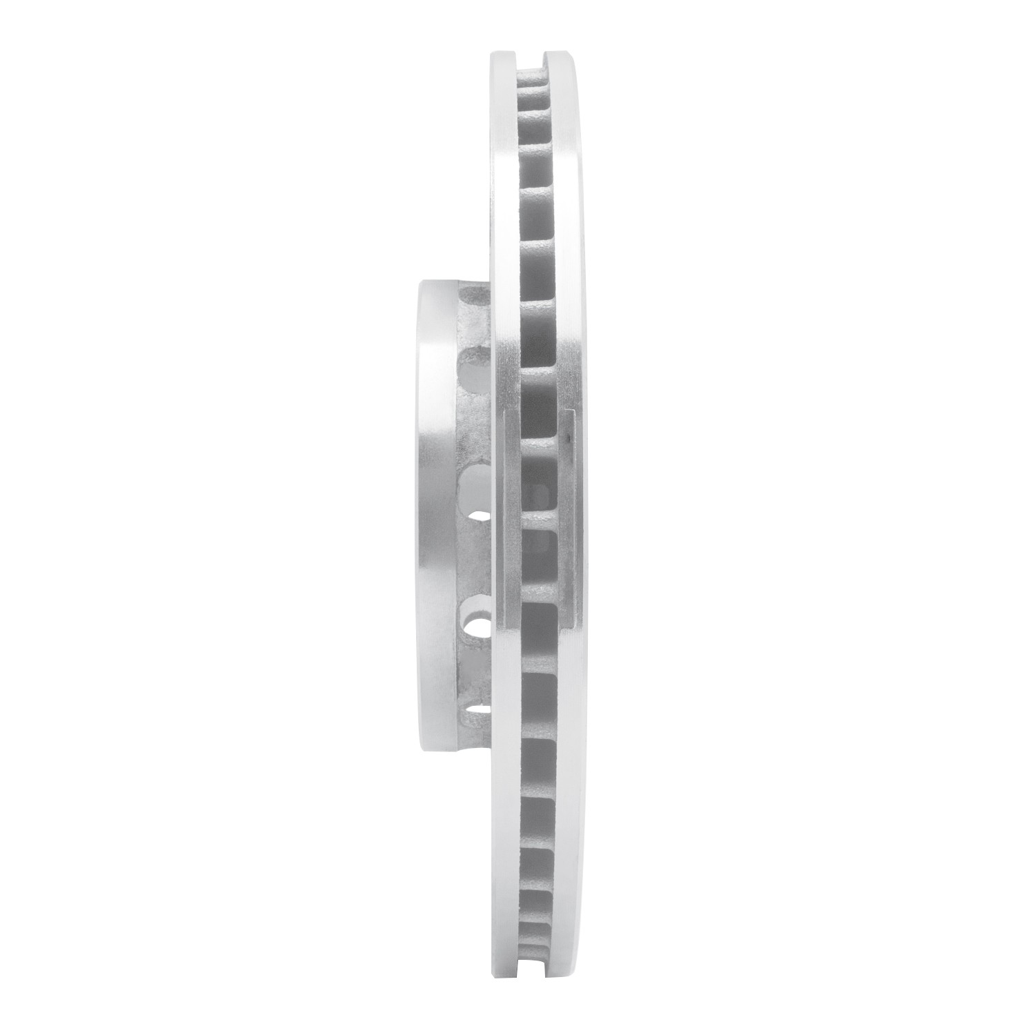 DYN 631-73041L DFC Brake Rotor - Drilled and Slotted - Silver