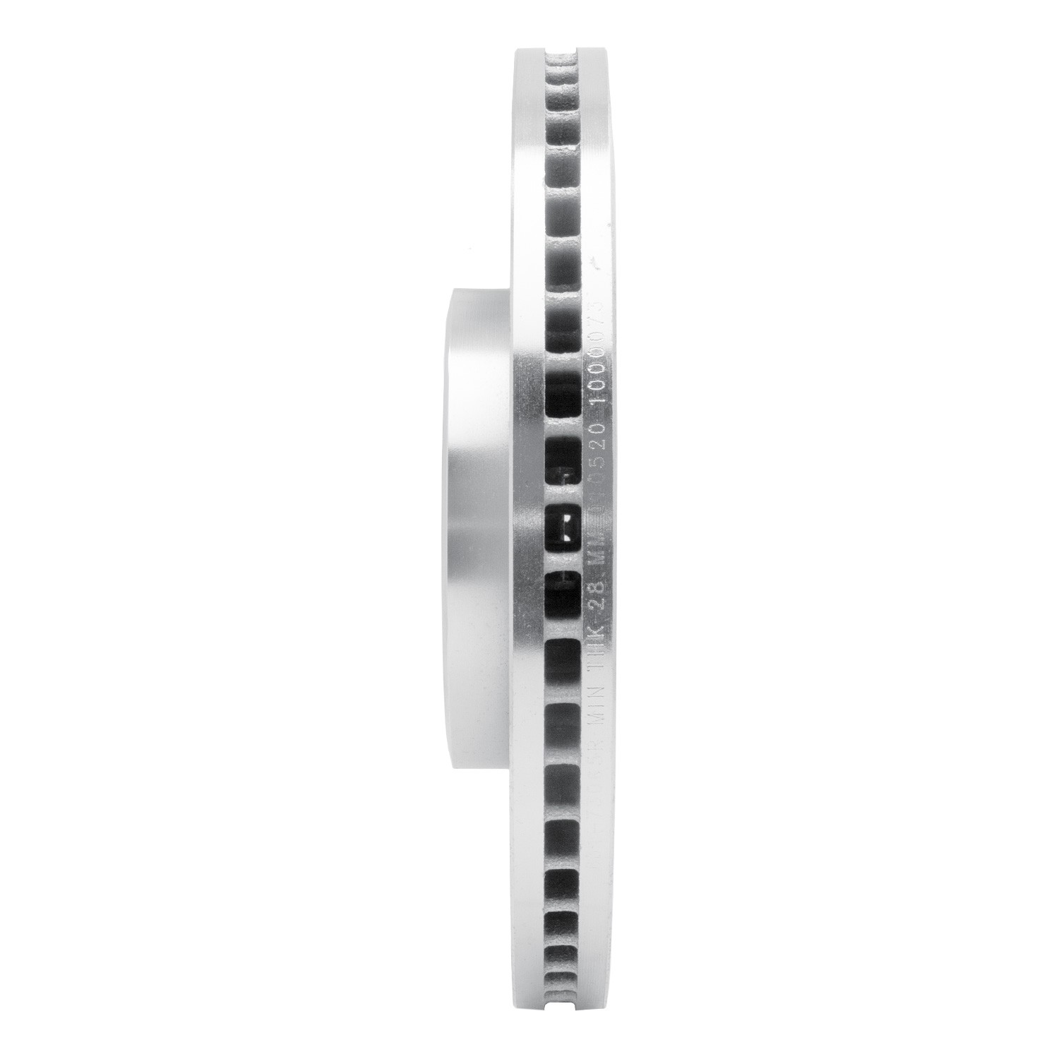 DYN 631-73065R DFC Brake Rotor - Drilled and Slotted - Silver - Image 5