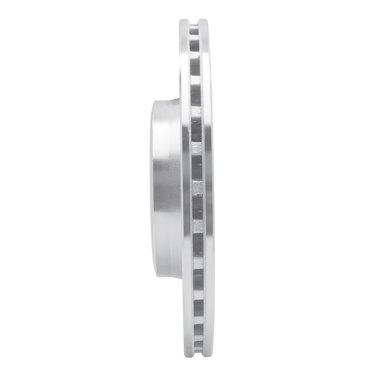 DYN 631-73086L DFC Brake Rotor - Drilled and Slotted - Silver