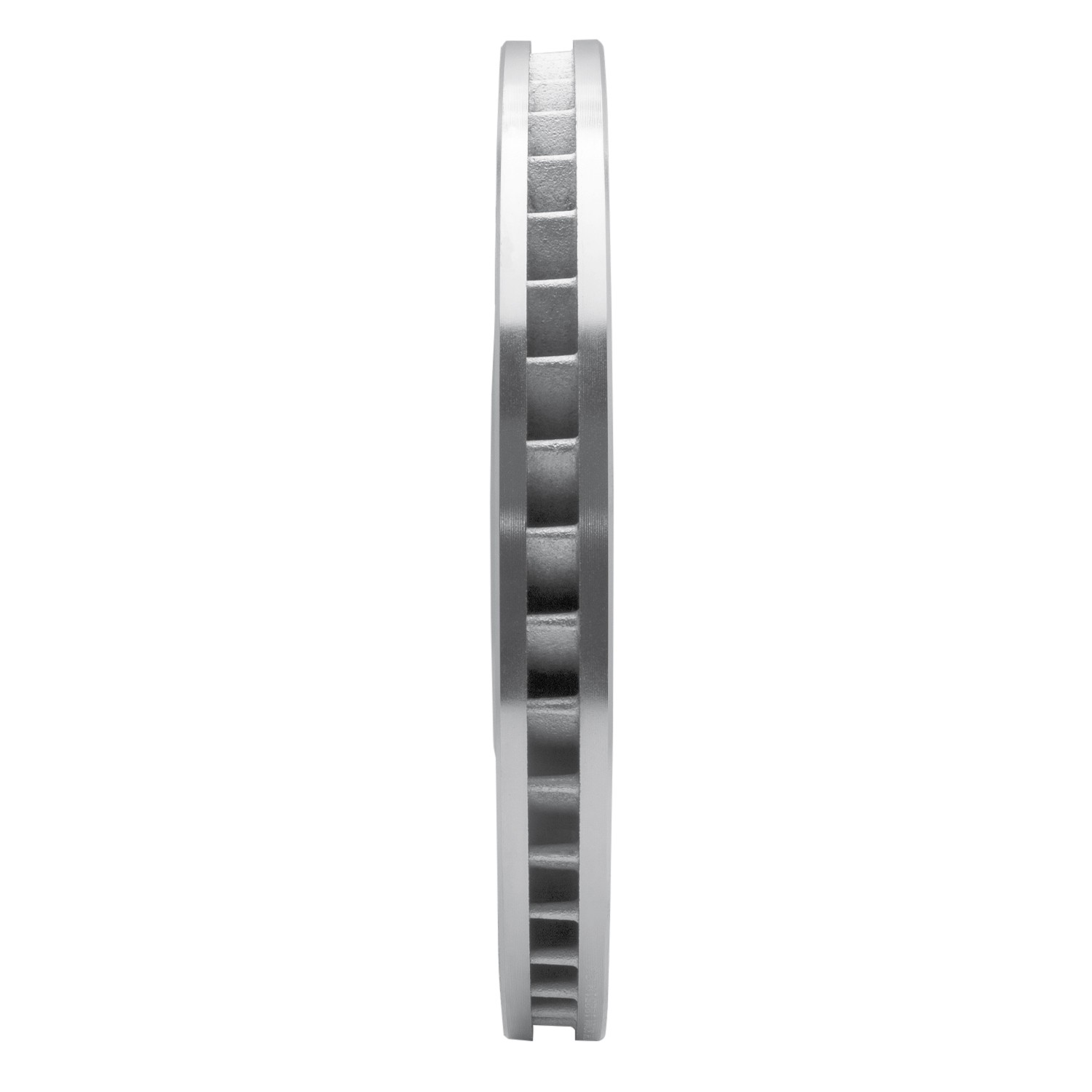 DYN 631-74025D DFC Brake Rotor - Drilled and Slotted - Silver