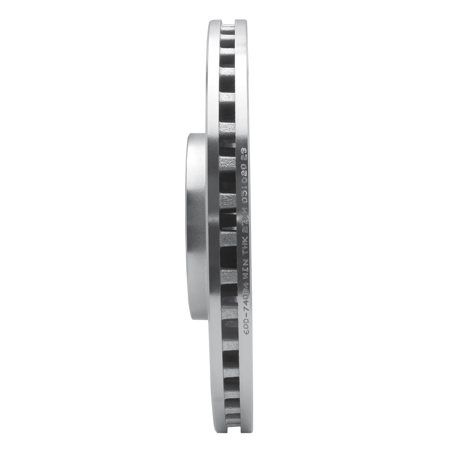 DYN 631-74034L DFC Brake Rotor - Drilled and Slotted - Silver - Image 4