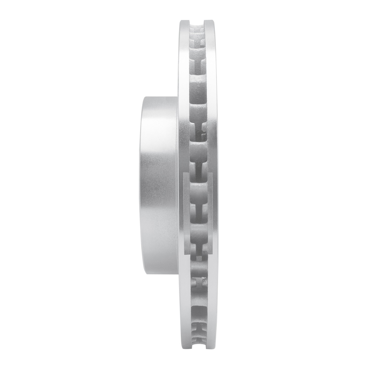 DYN 631-74049D DFC Brake Rotor - Drilled and Slotted - Silver - Image 5
