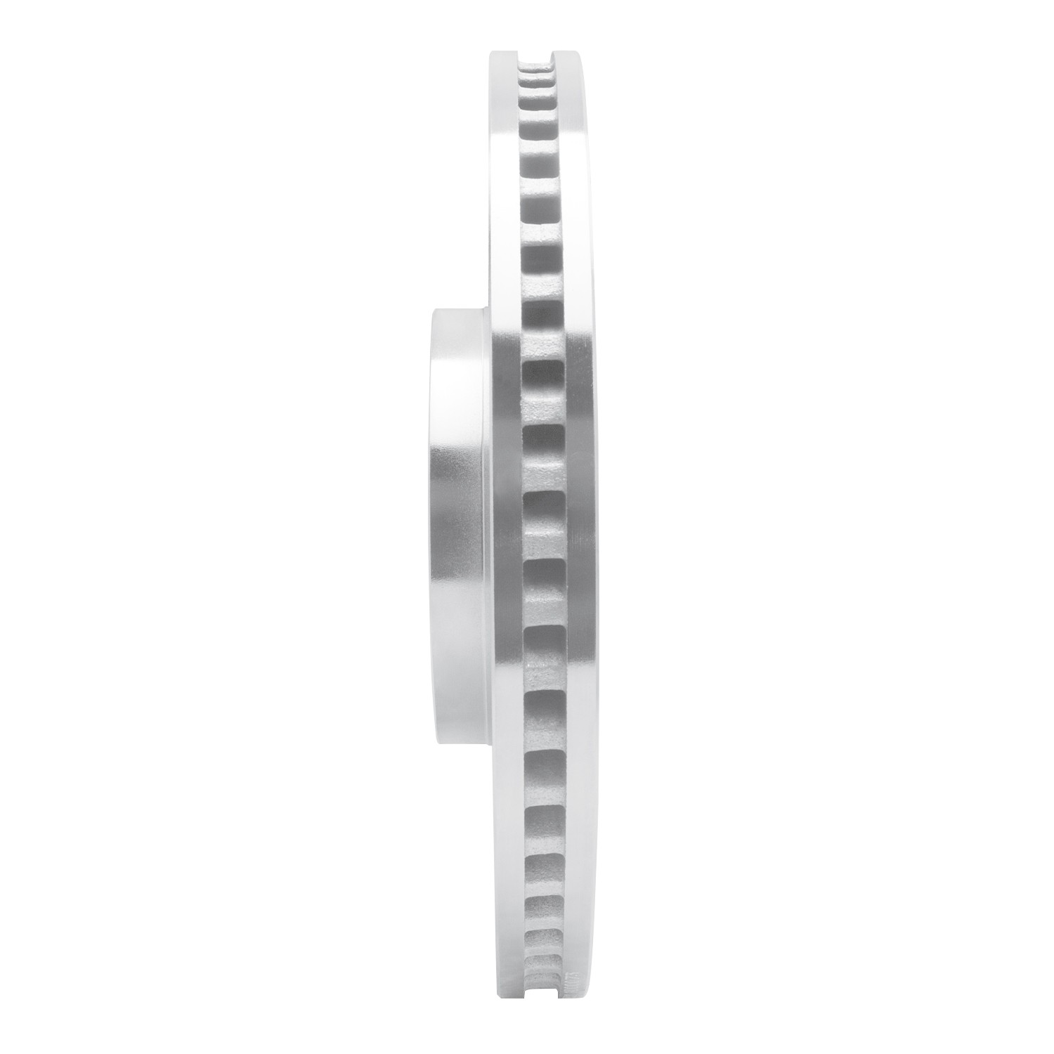 DYN 631-75028D DFC Brake Rotor - Drilled and Slotted - Silver