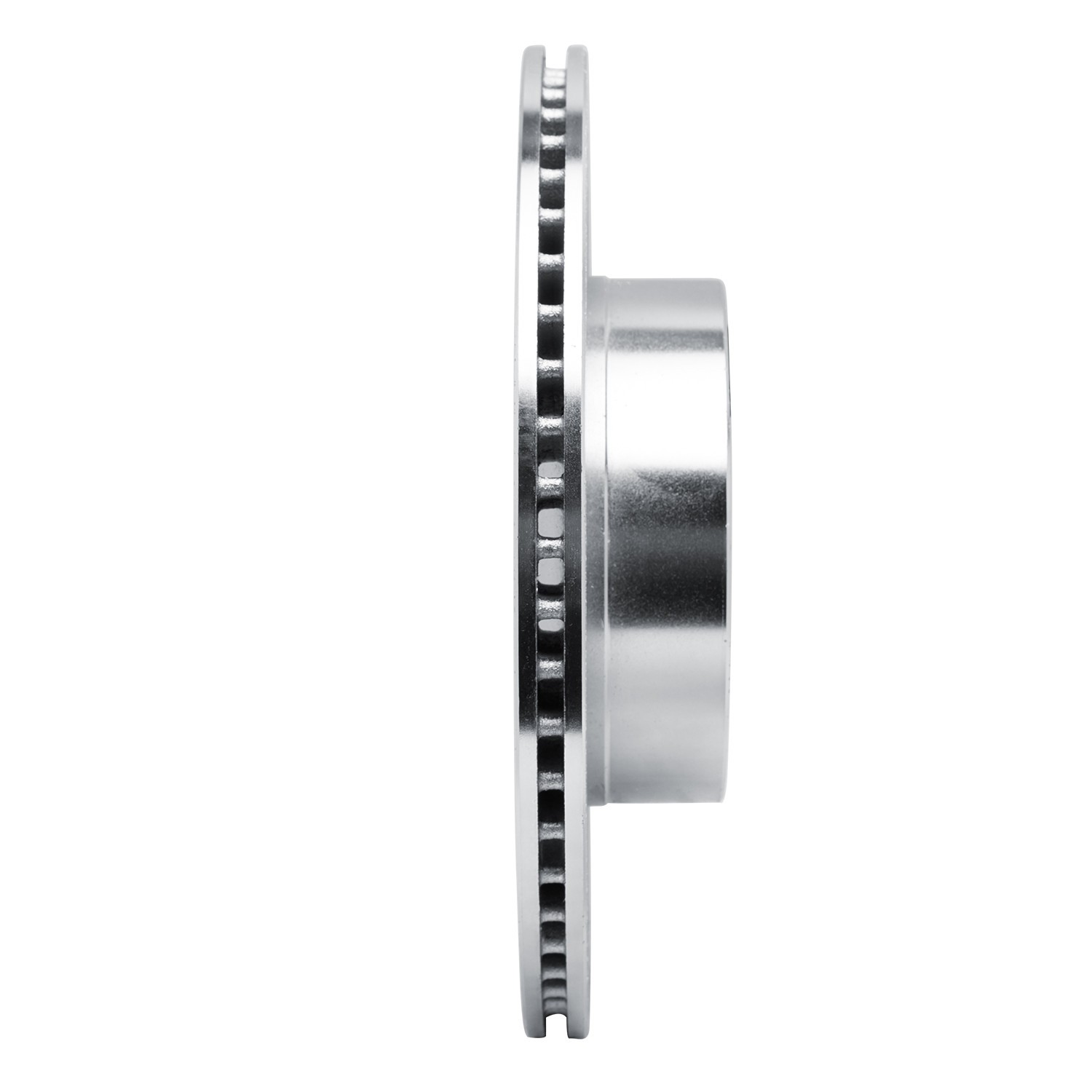 DYN 631-75059R DFC Brake Rotor - Drilled and Slotted - Silver