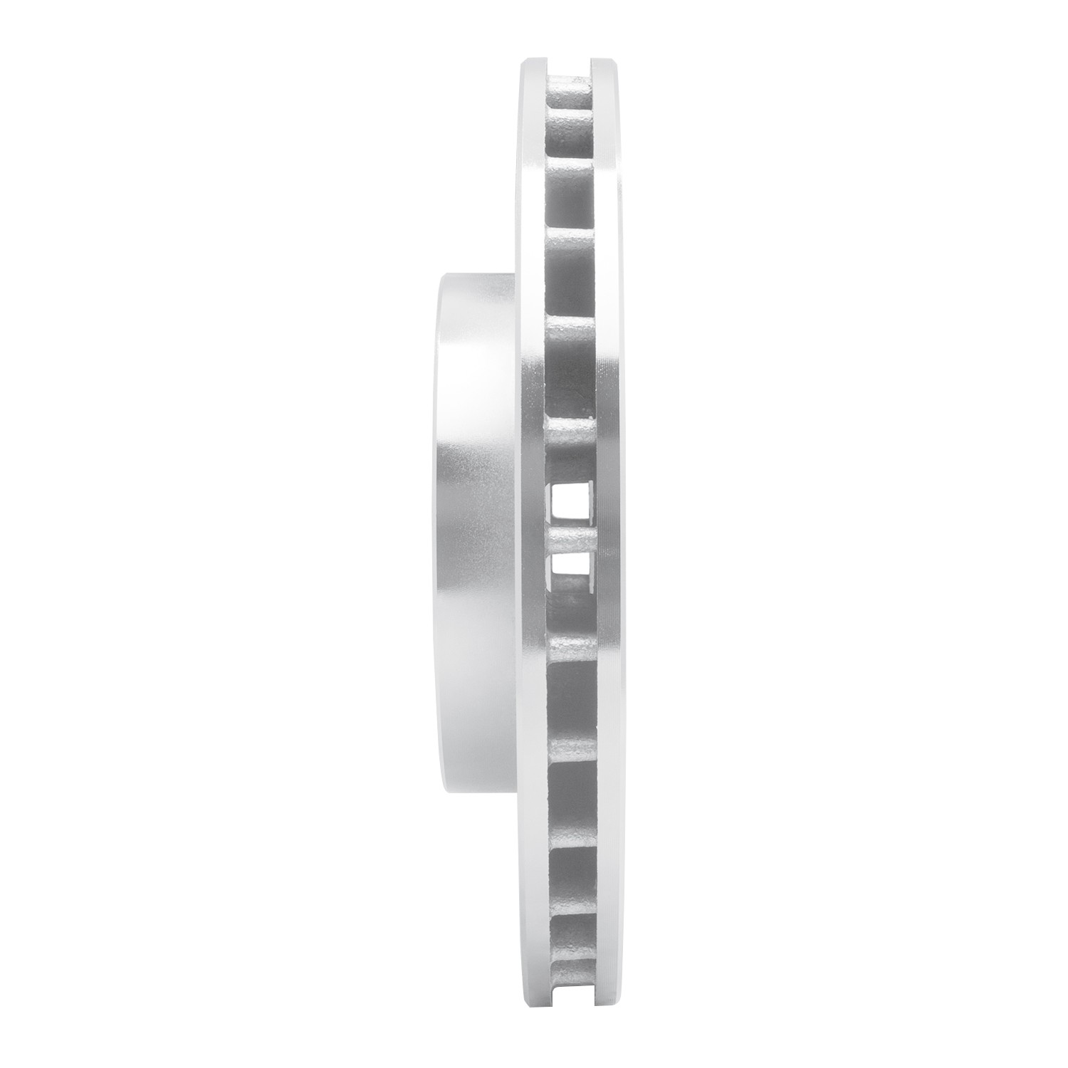DYN 631-76041R DFC Brake Rotor - Drilled and Slotted - Silver - Image 4