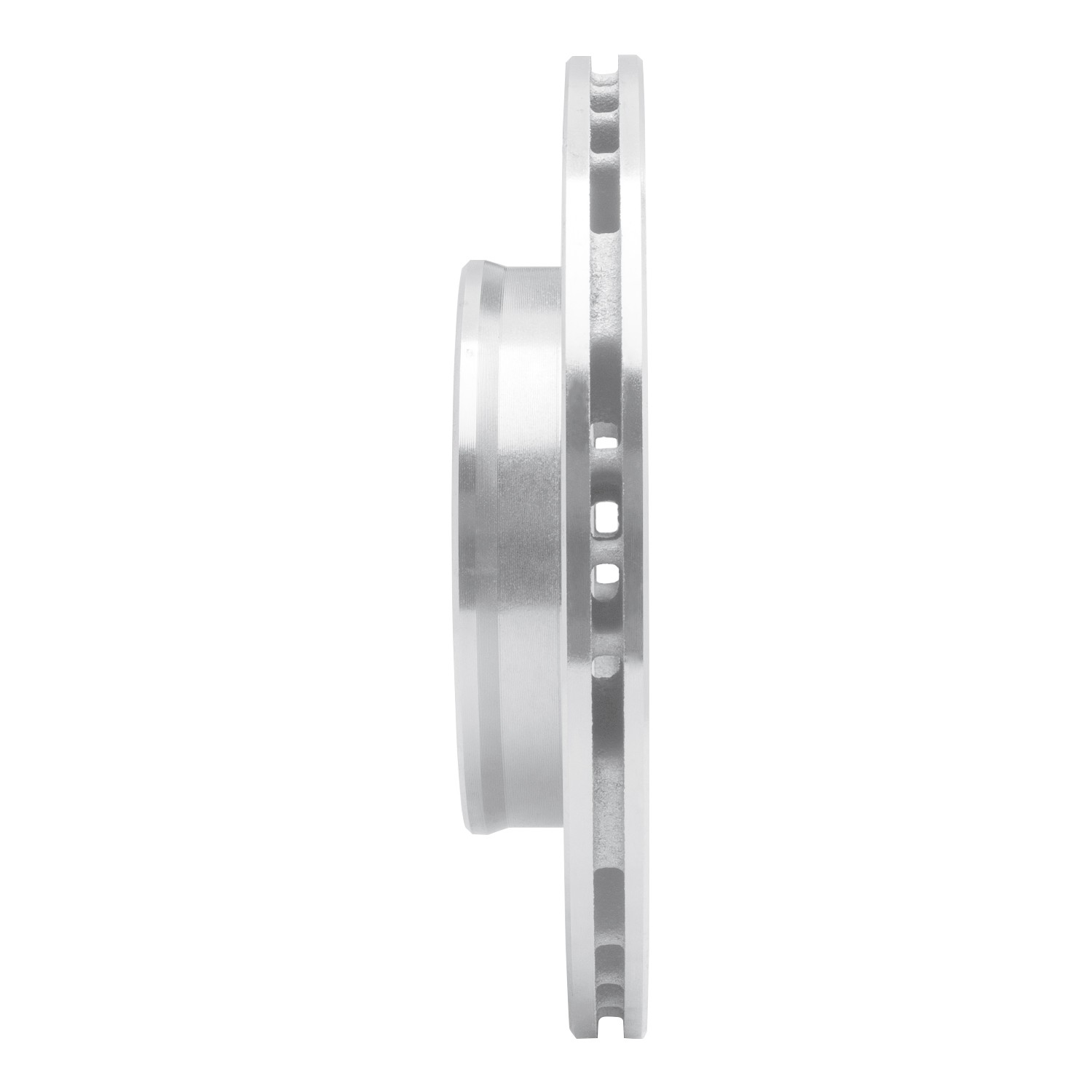 DYN 631-76049R DFC Brake Rotor - Drilled and Slotted - Silver - Image 5