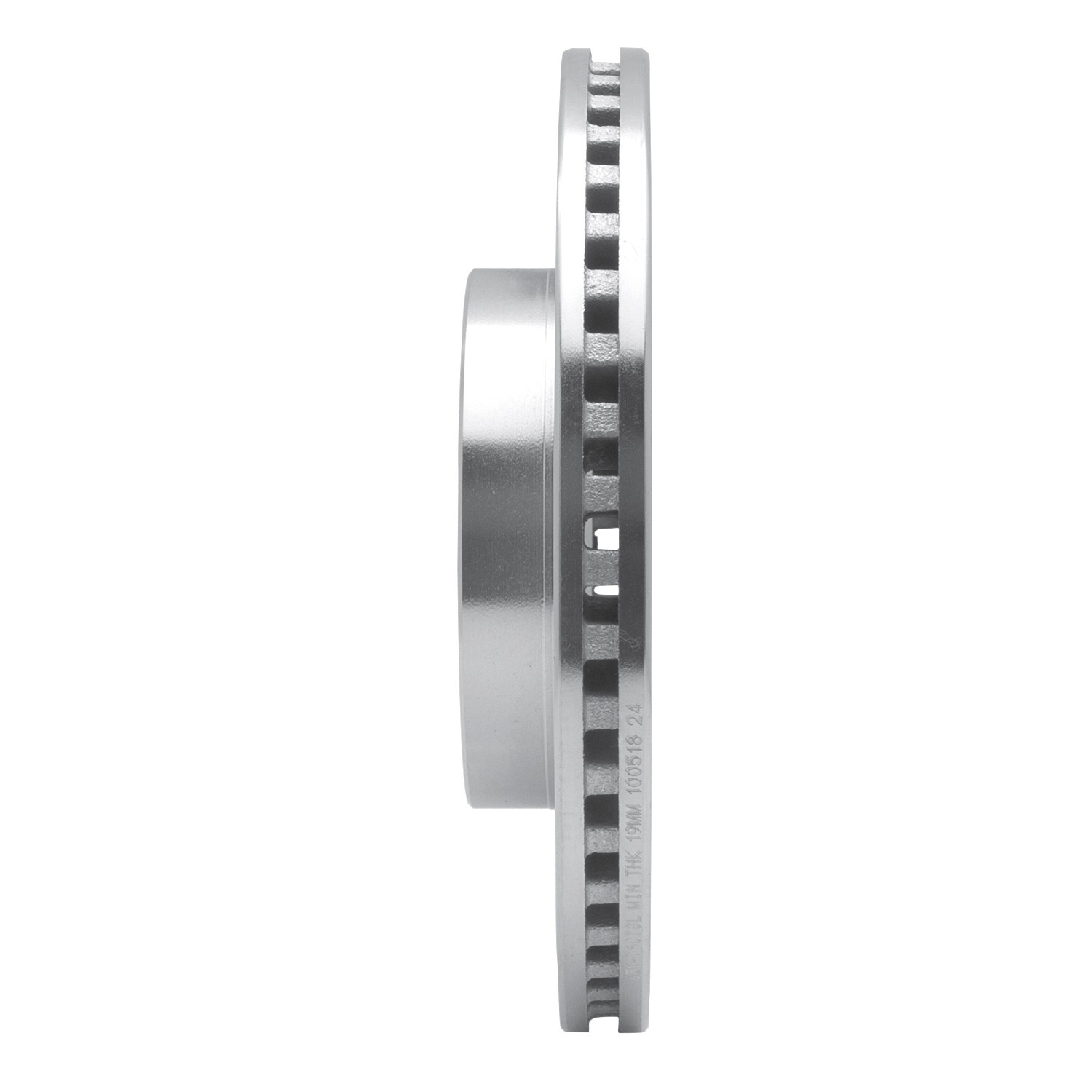 DYN 631-76078L DFC Brake Rotor - Drilled and Slotted - Silver - Image 5
