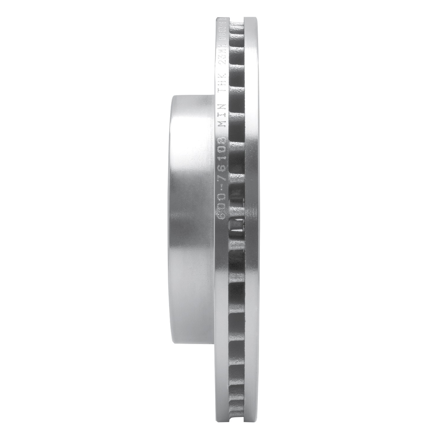 DYN 631-76108L DFC Brake Rotor - Drilled and Slotted - Silver - Image 5