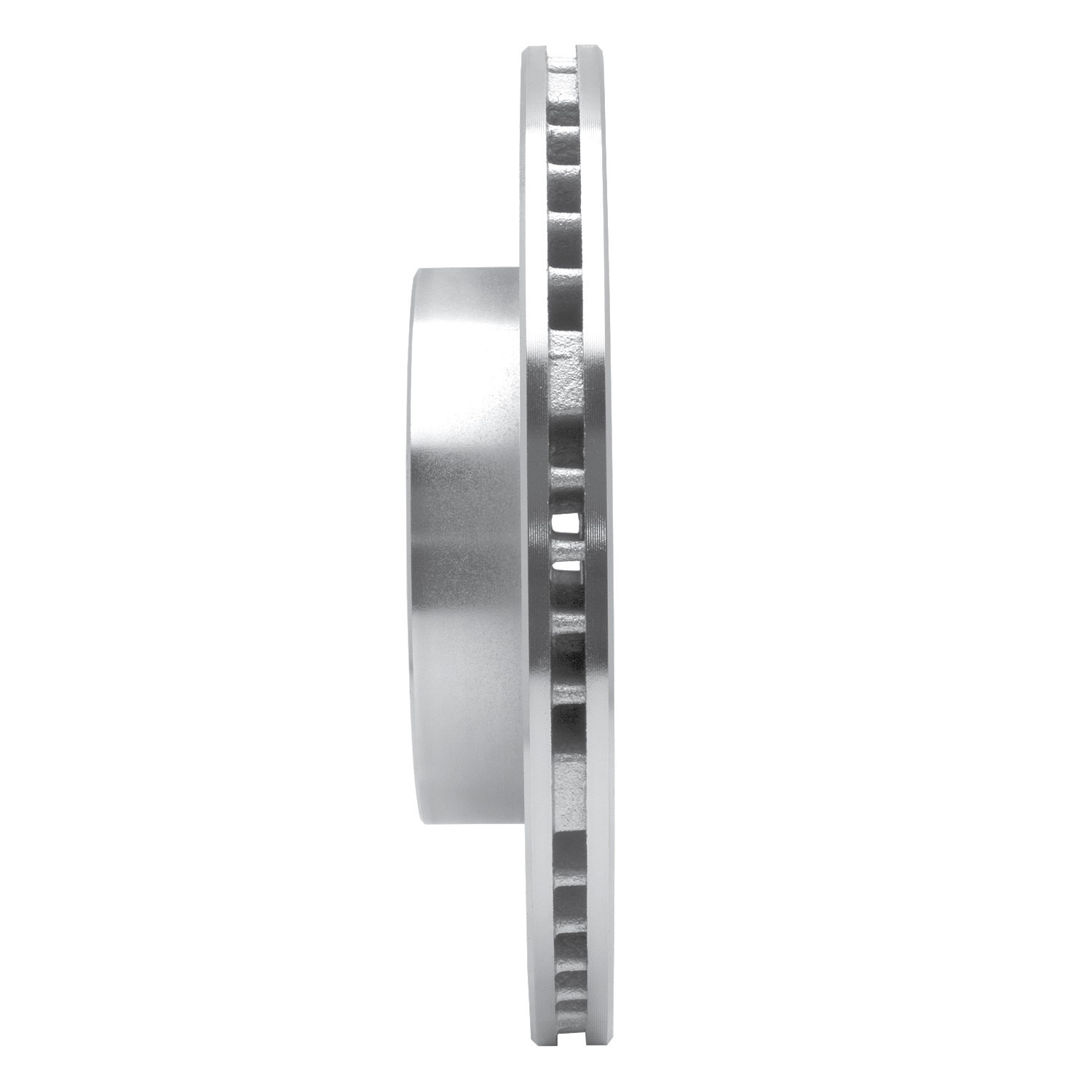 DYN 631-76109L DFC Brake Rotor - Drilled and Slotted - Silver