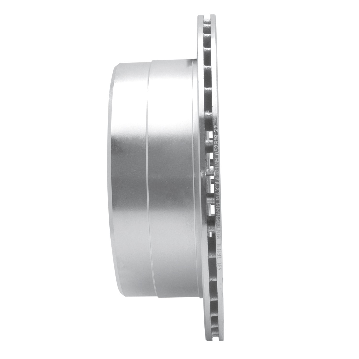 DYN 631-76113L DFC Brake Rotor - Drilled and Slotted - Silver - Image 5