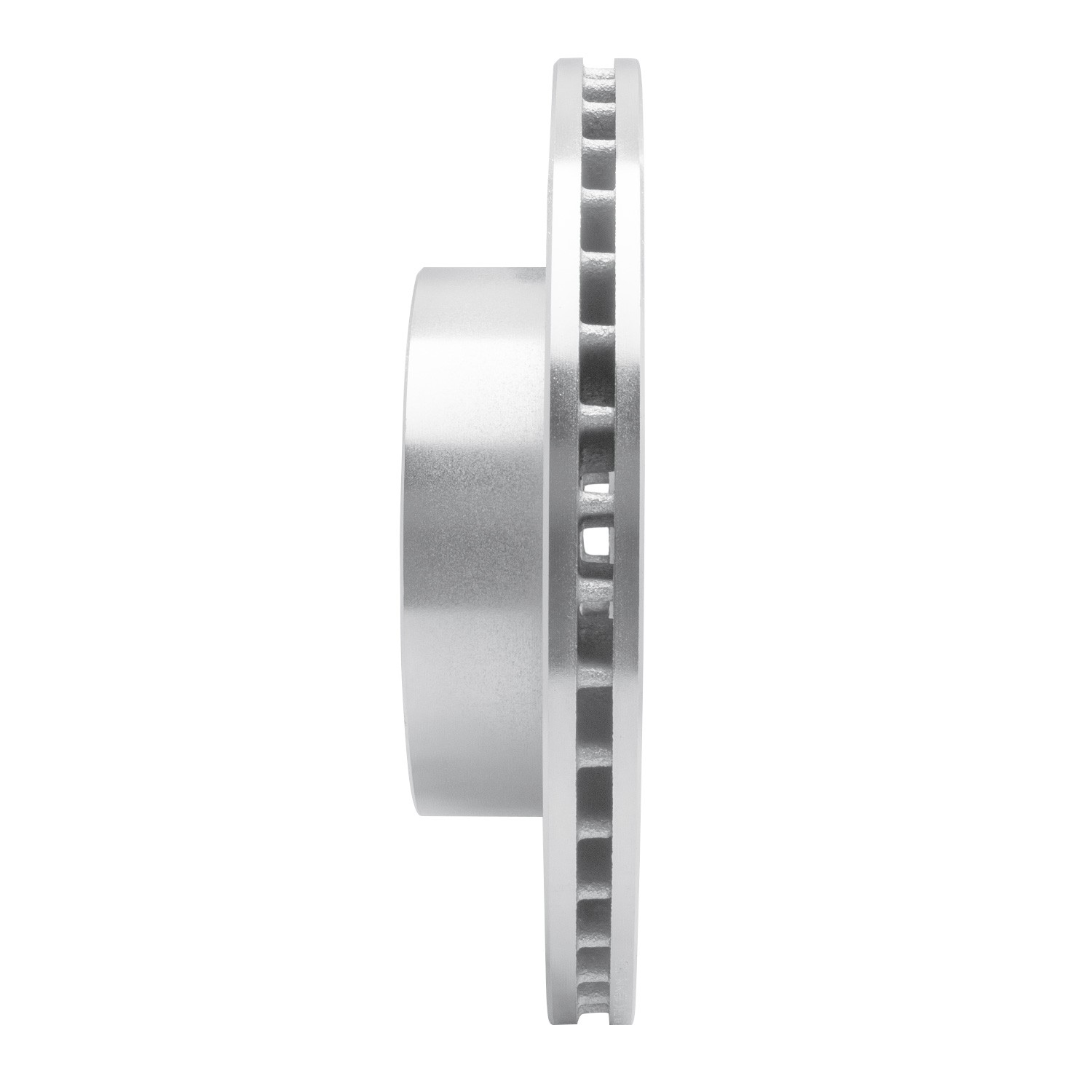 DYN 631-76115L DFC Brake Rotor - Drilled and Slotted - Silver
