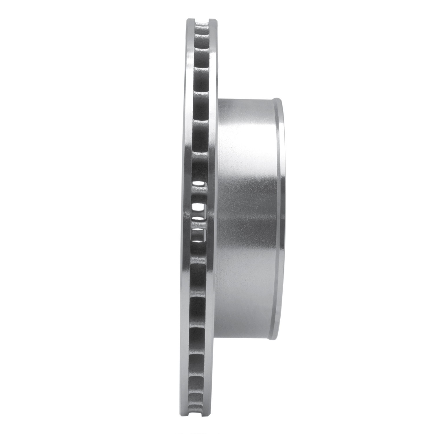 DYN 631-76121R DFC Brake Rotor - Drilled and Slotted - Silver