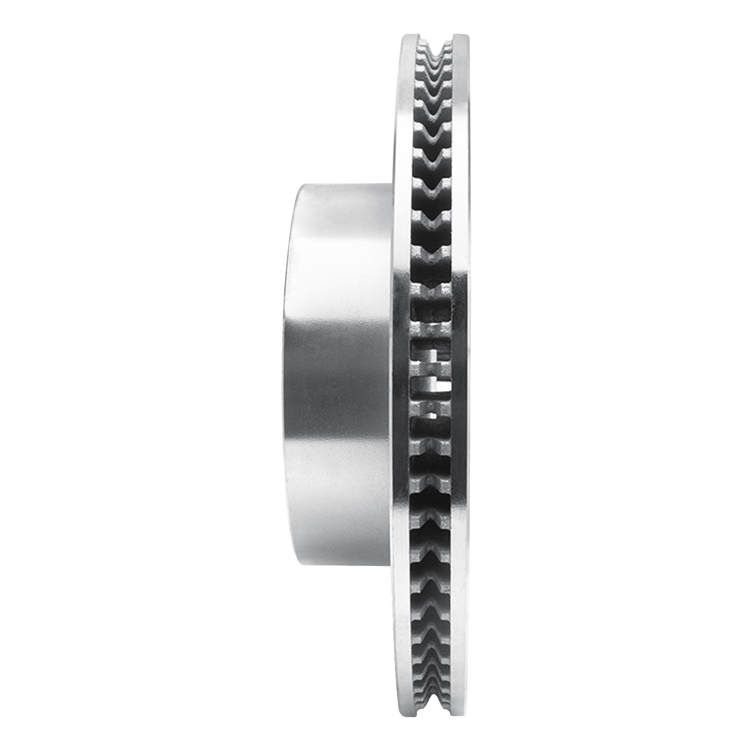 DYN 631-76140R DFC Brake Rotor - Drilled and Slotted - Silver - Image 5