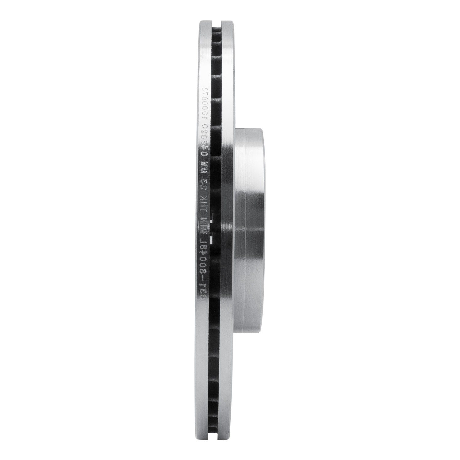 DYN 631-80048R DFC Brake Rotor - Drilled and Slotted - Silver - Image 2