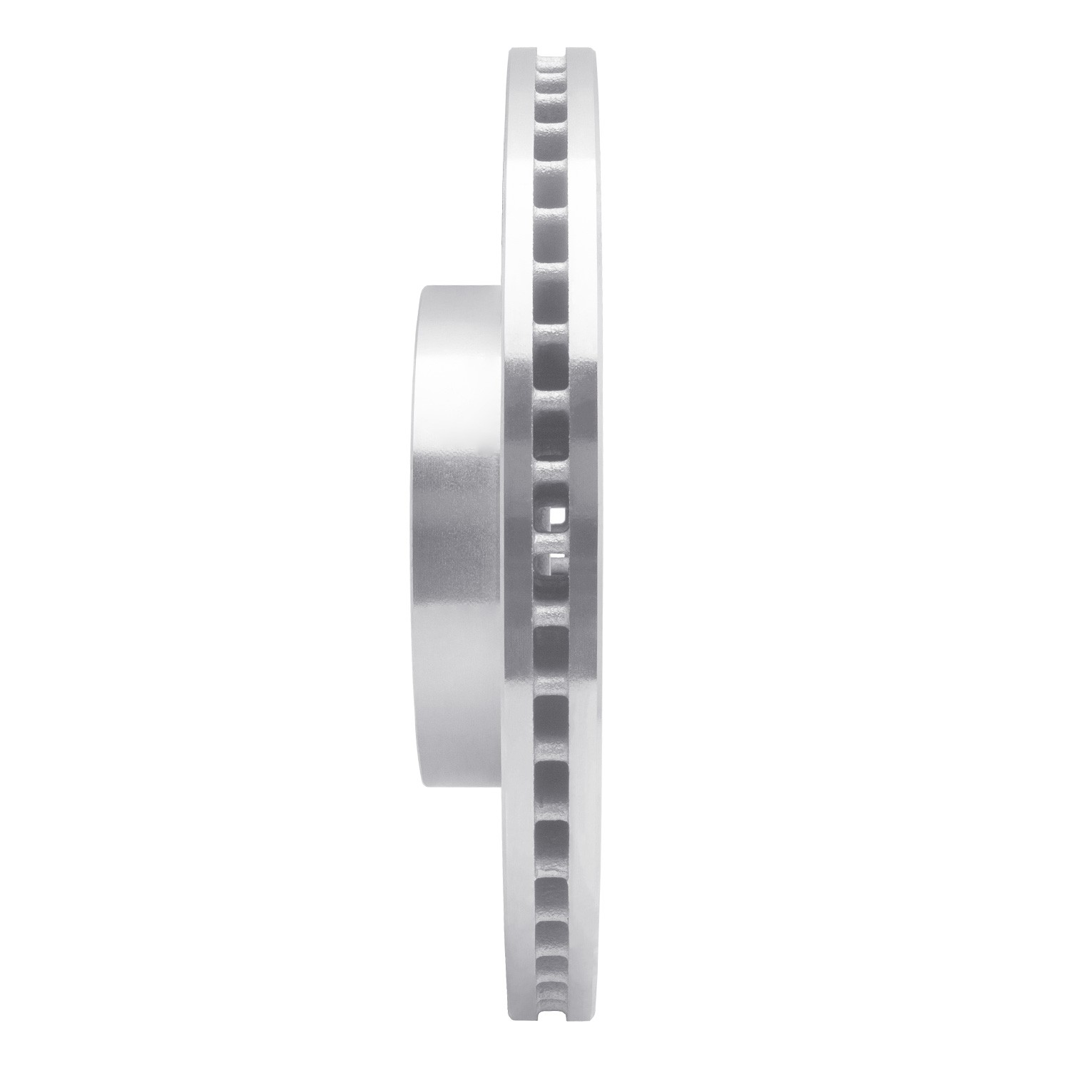 DYN 631-80052L DFC Brake Rotor - Drilled and Slotted - Silver