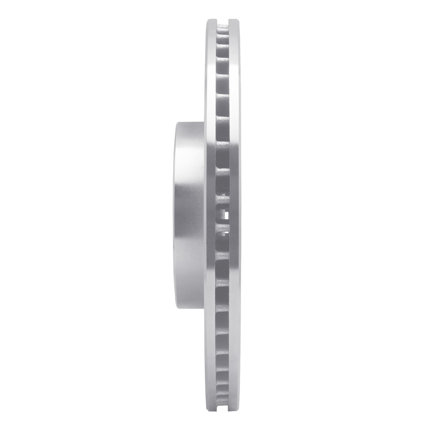 DYN 631-80074L DFC Brake Rotor - Drilled and Slotted - Silver