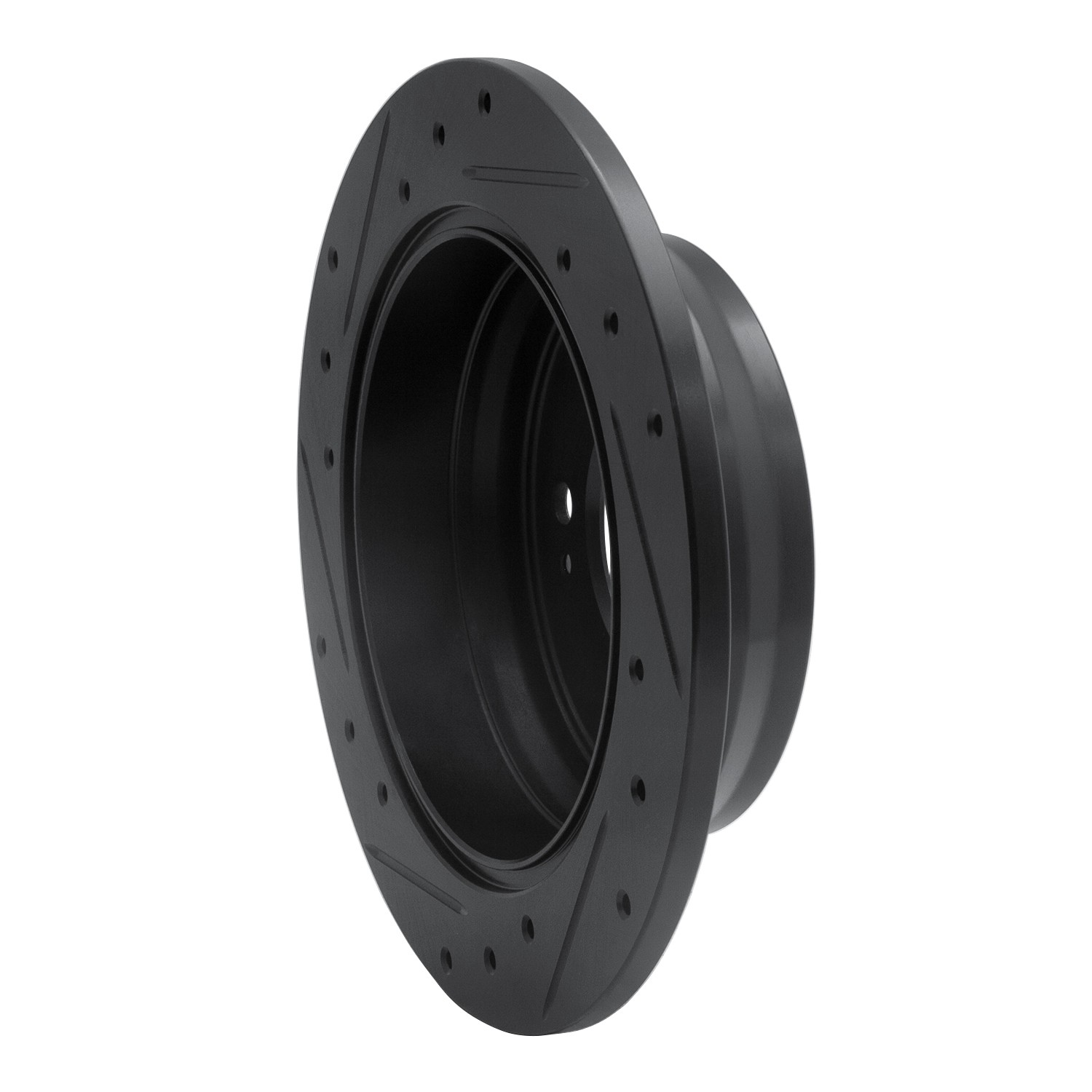 DYN 633-03029R DFC Brake Rotor - Drilled and Slotted - Black - Image 5
