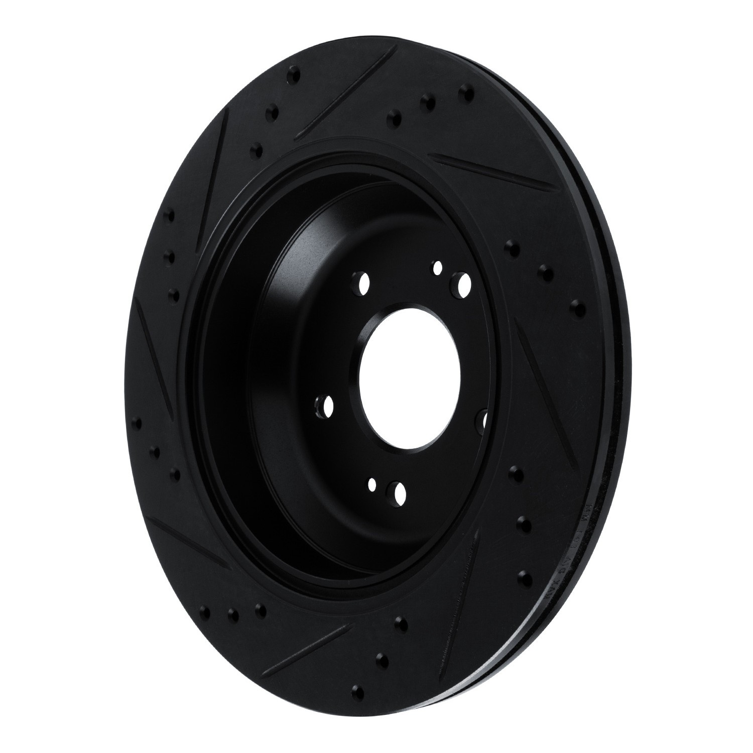DYN 633-03035R DFC Brake Rotor - Drilled and Slotted - Black - Image 5