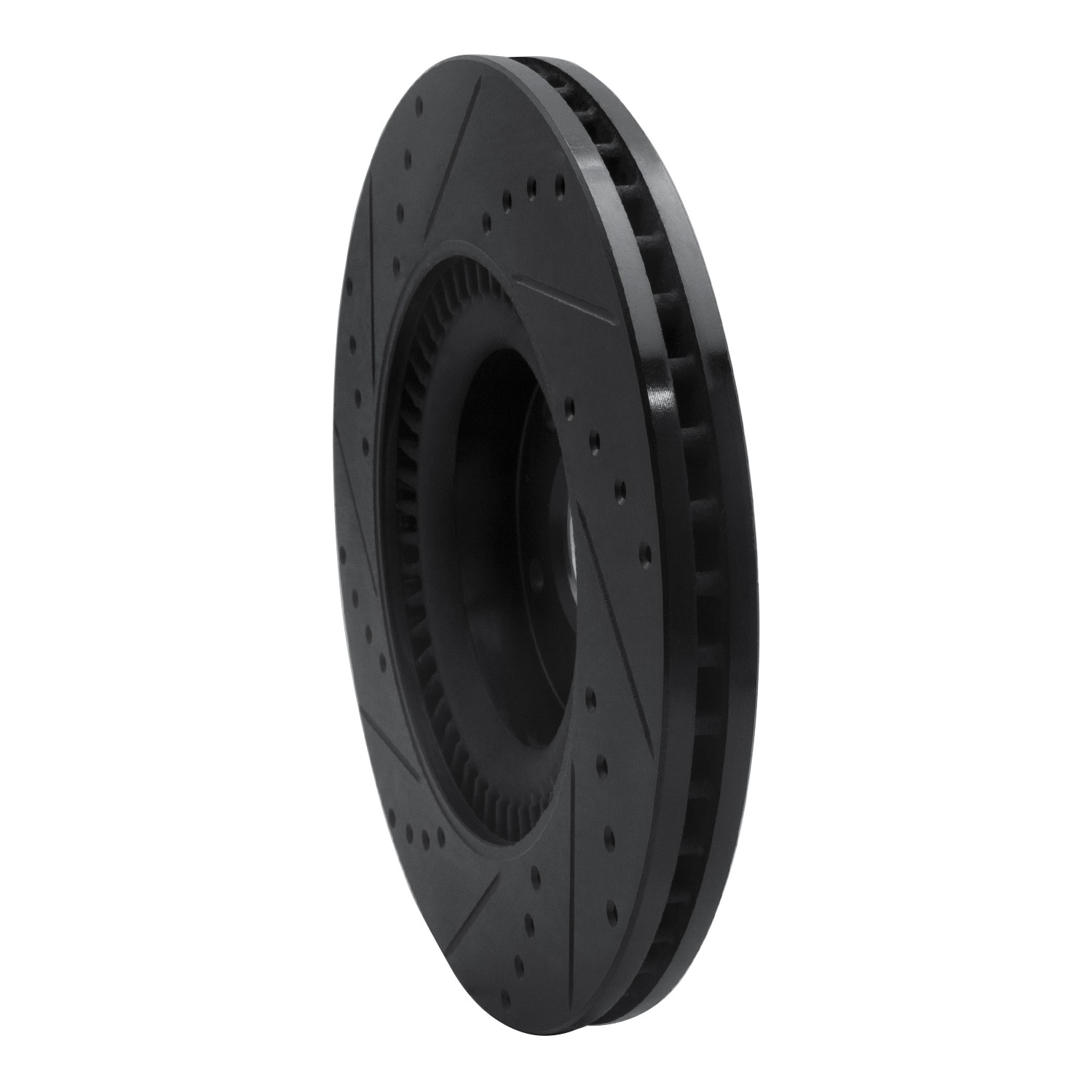 DYN 633-03036R DFC Brake Rotor - Drilled and Slotted - Black - Image 5