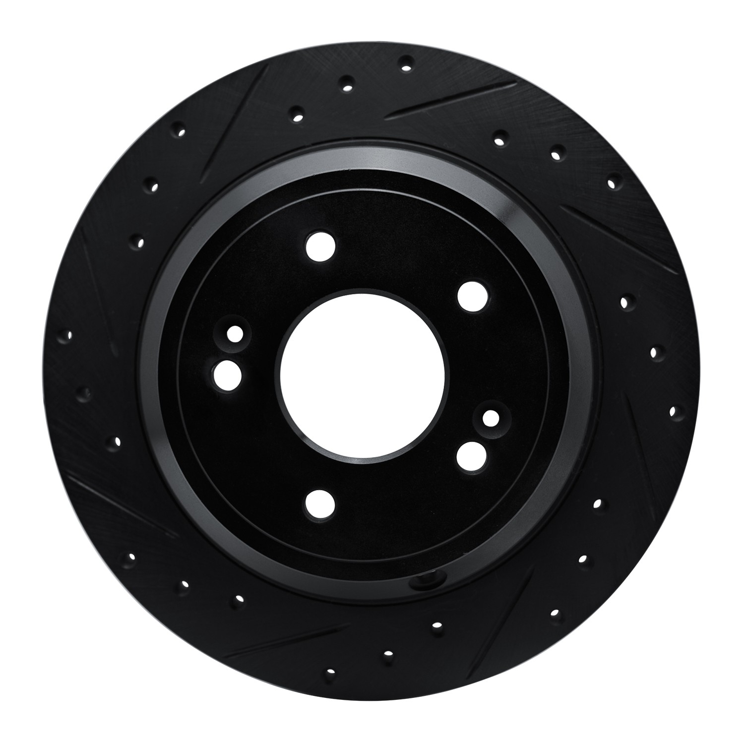 DYN 633-03039L DFC Brake Rotor - Drilled and Slotted - Black - Image 3