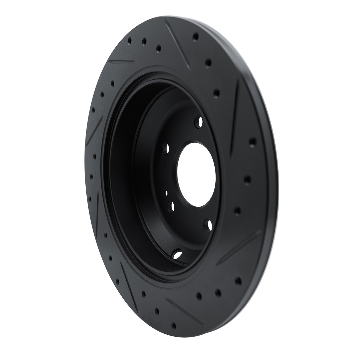 DYN 633-03039L DFC Brake Rotor - Drilled and Slotted - Black - Image 5