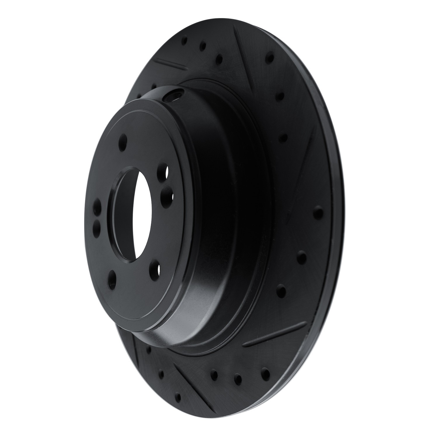 DYN 633-03039R DFC Brake Rotor - Drilled and Slotted - Black